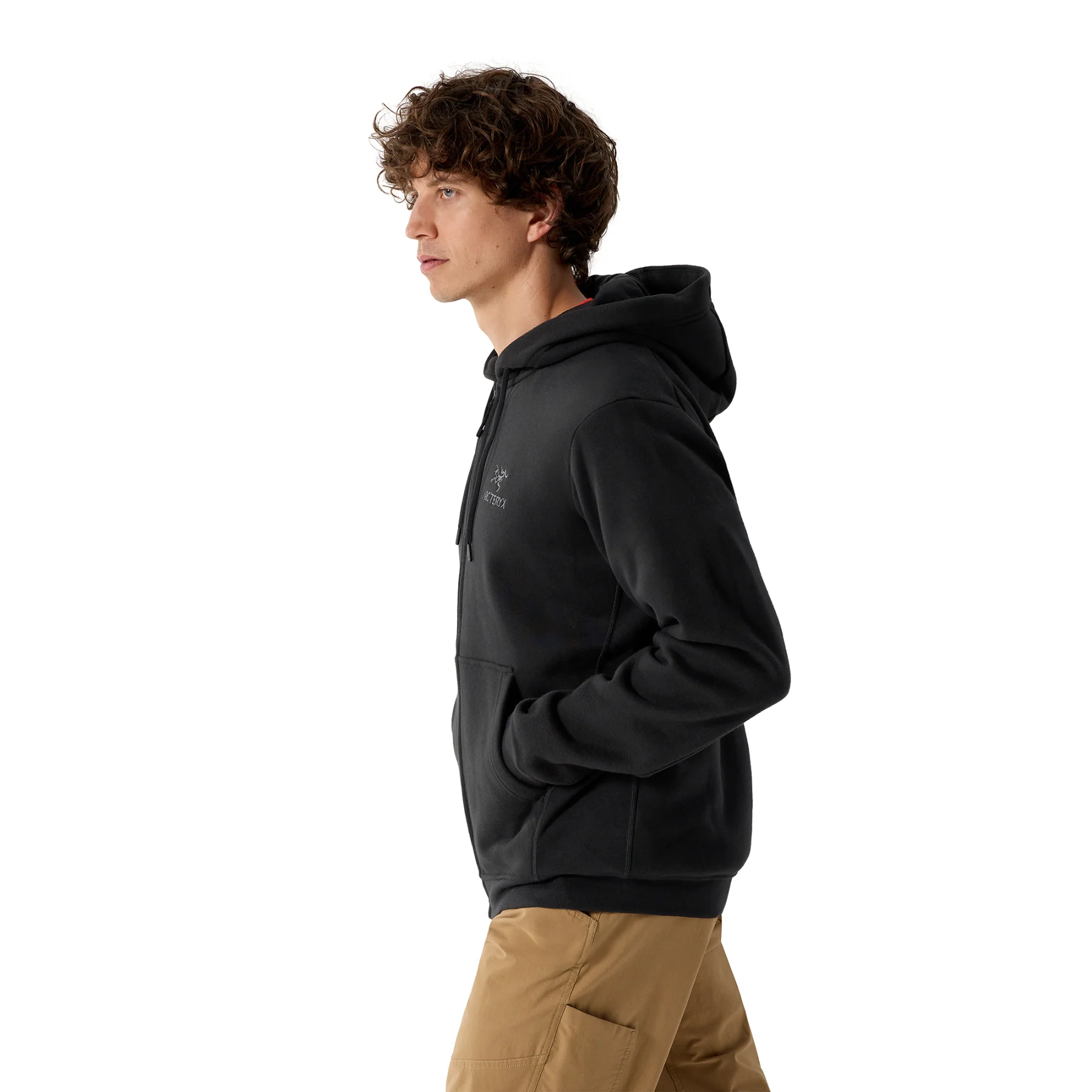 Men's Emblem Fleece Full Zip Hoodie - Image 5