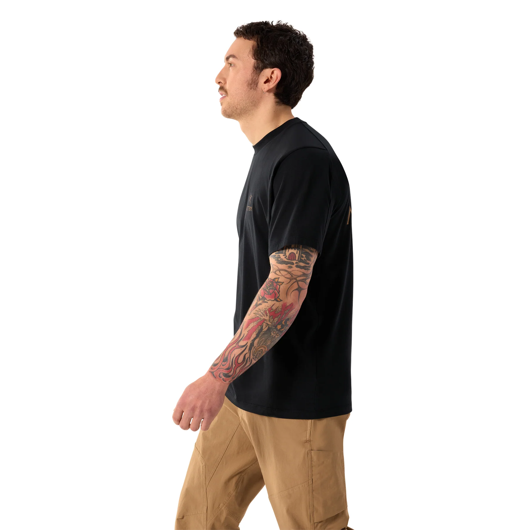 Men's Kragg SL Cotton Bird Word T-Shirt - Image 9