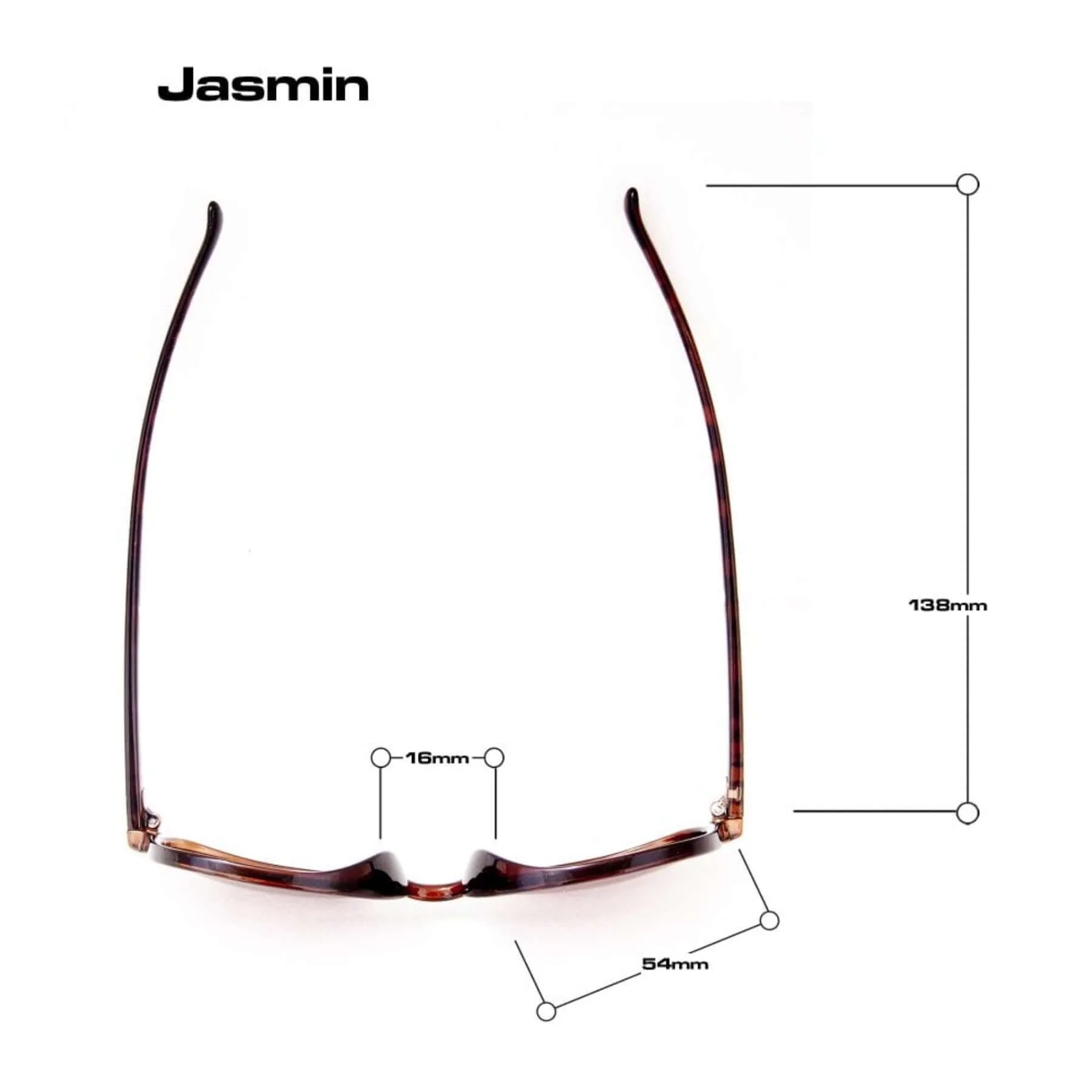 Jasmin Brown Grad Sunglasses - Image 5