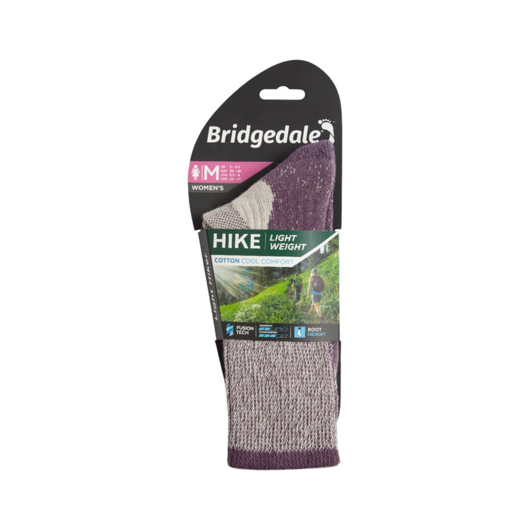 Women's Hike Lightweight Cotton Cool Comfort Socks - Image 3