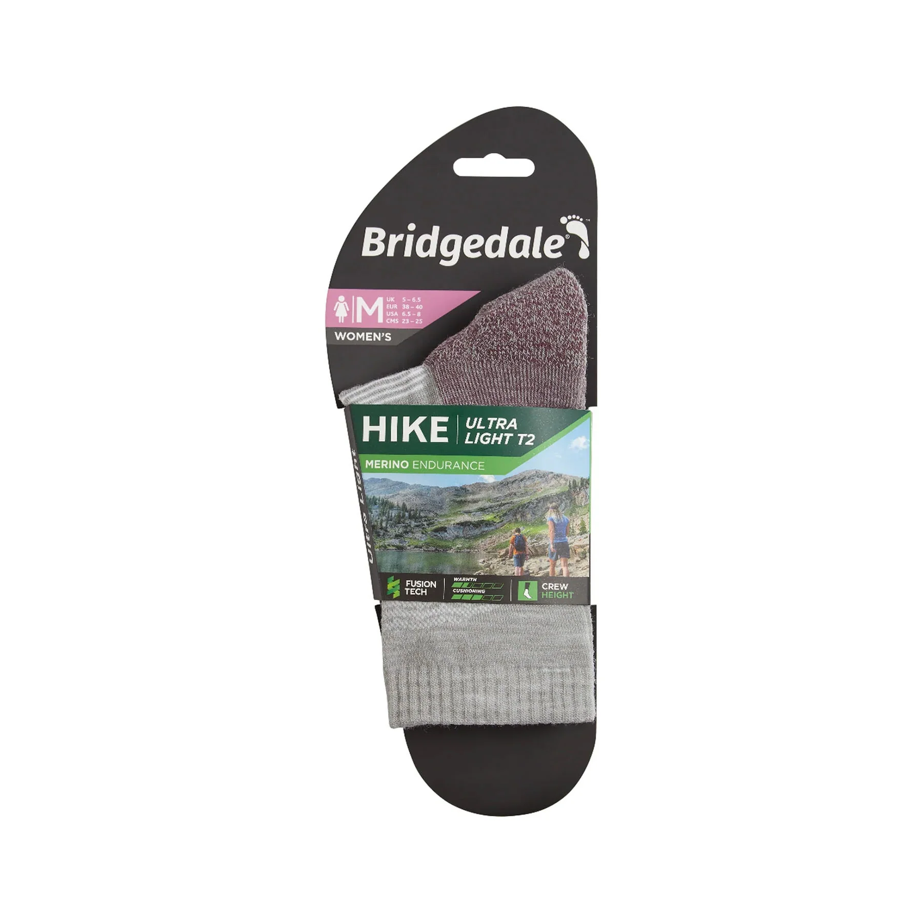 Women's Ultra Light Merino Performance 3/4 Cew Socks - Image 3