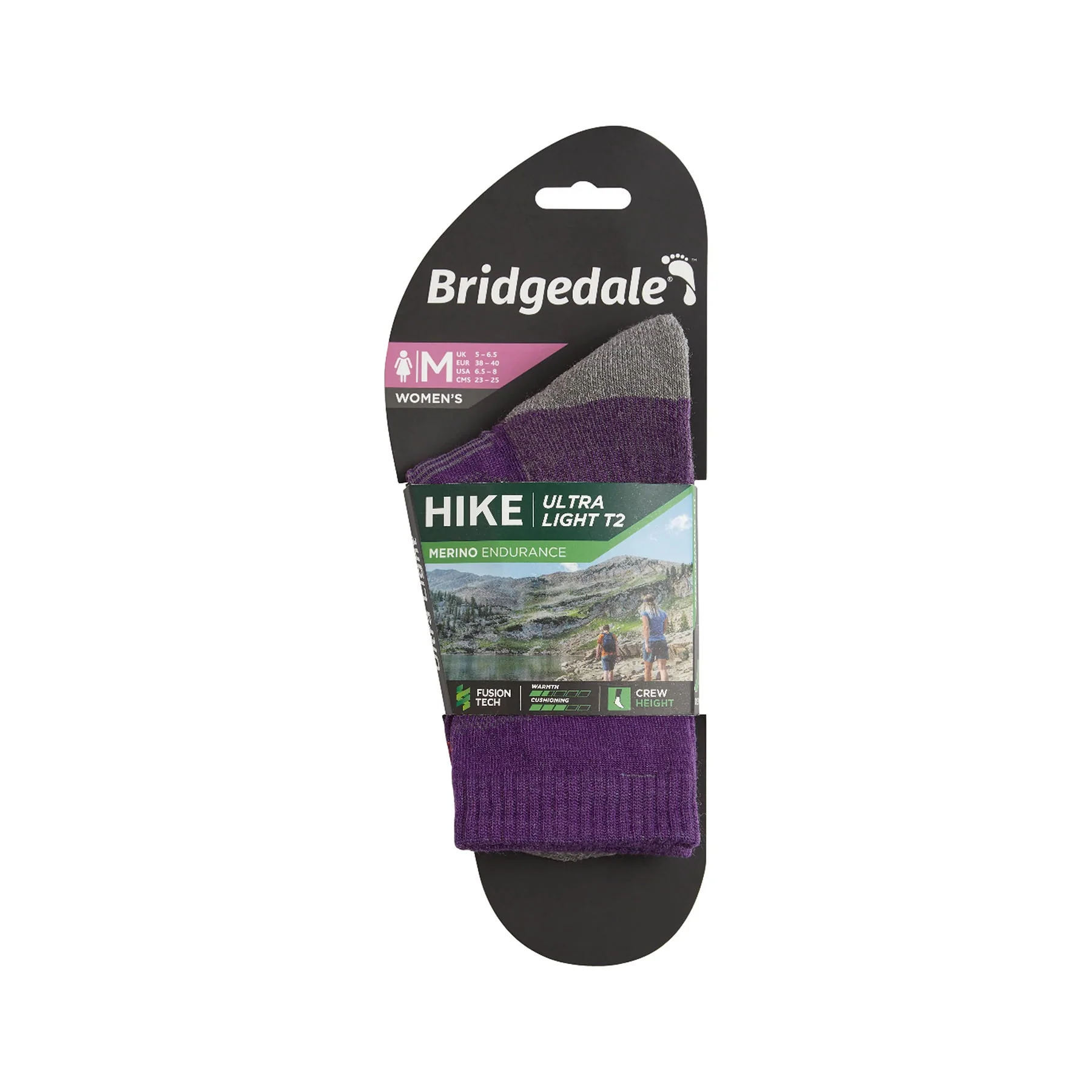 Women's Ultra Light Merino Performance 3/4 Cew Socks - Image 7