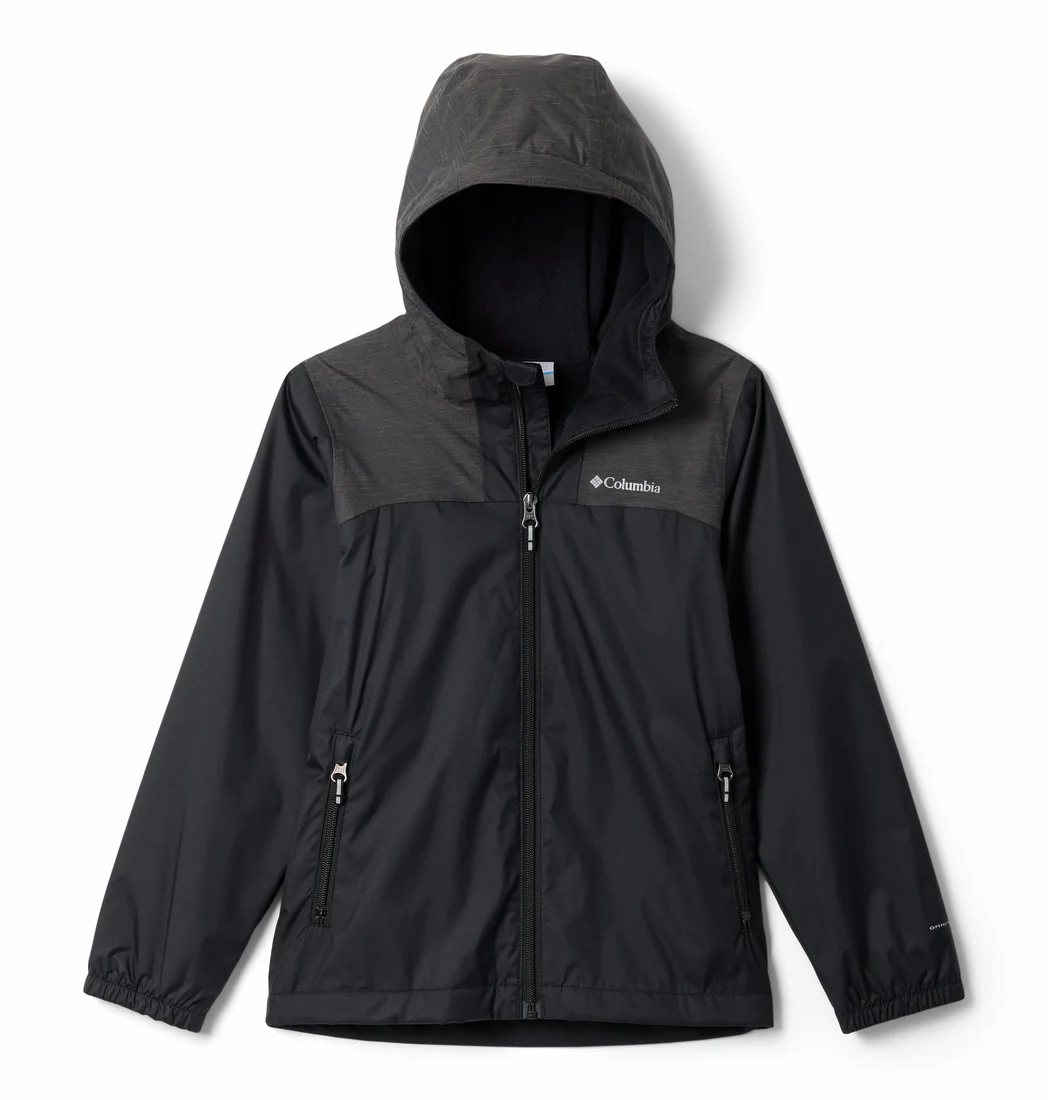 Boys' Rainy Trails Waterproof Fleece Lined Jacket