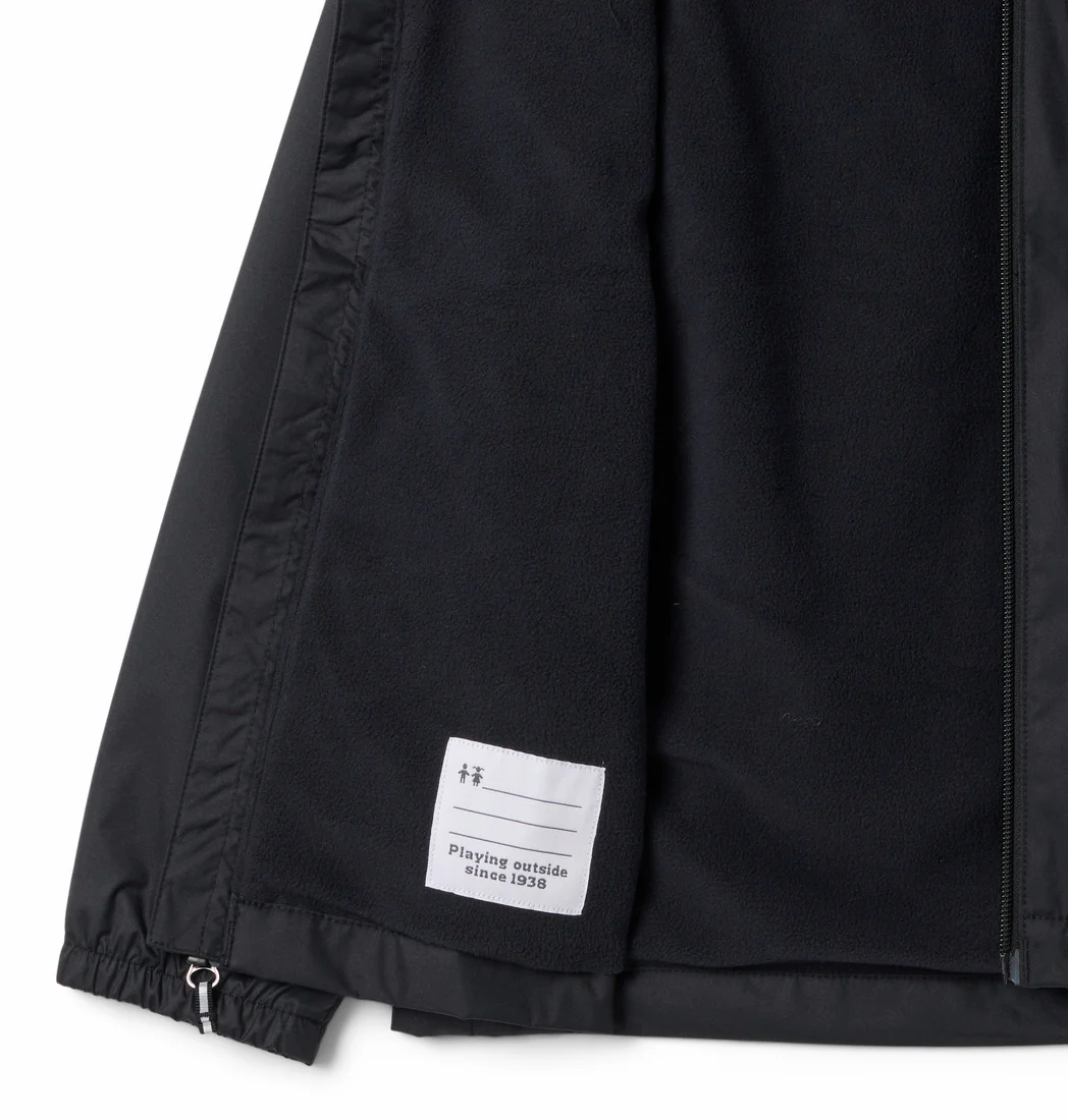 Boys' Rainy Trails Waterproof Fleece Lined Jacket - Image 3