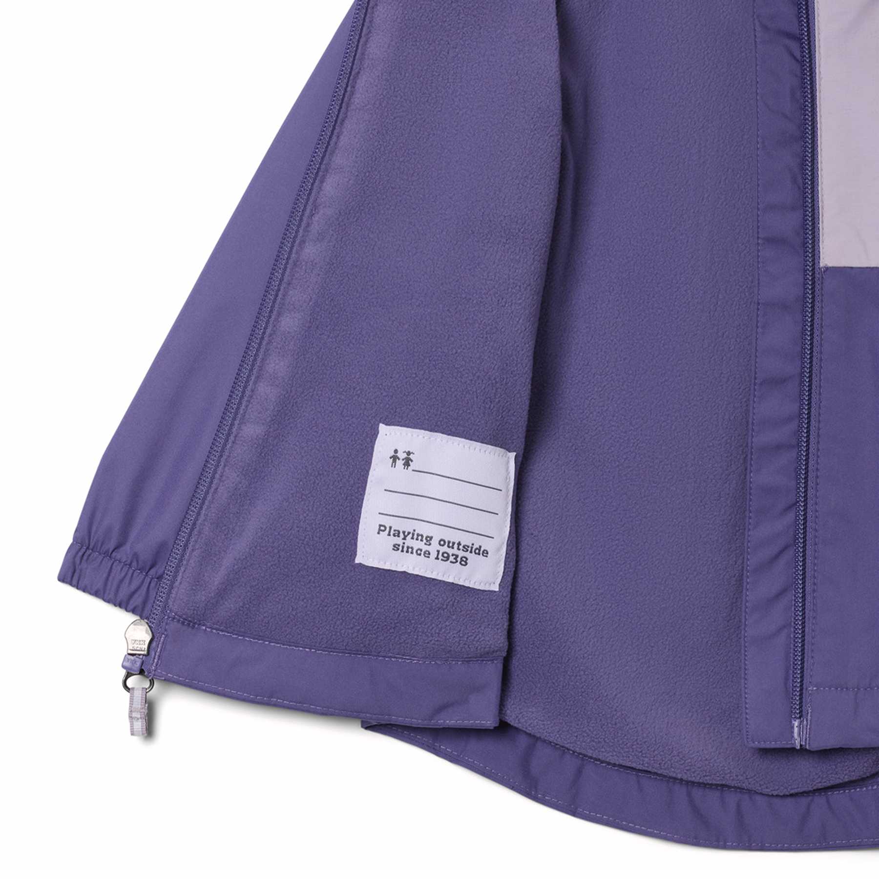 Girls' Rainy Trails III Fleece Lined Jacket - Image 3