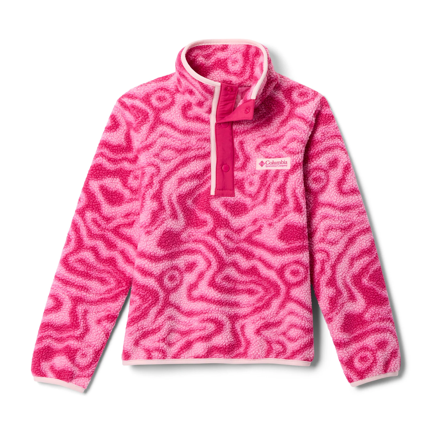 Kids' Helvetia II Printed Half Snap Fleece - Image 3