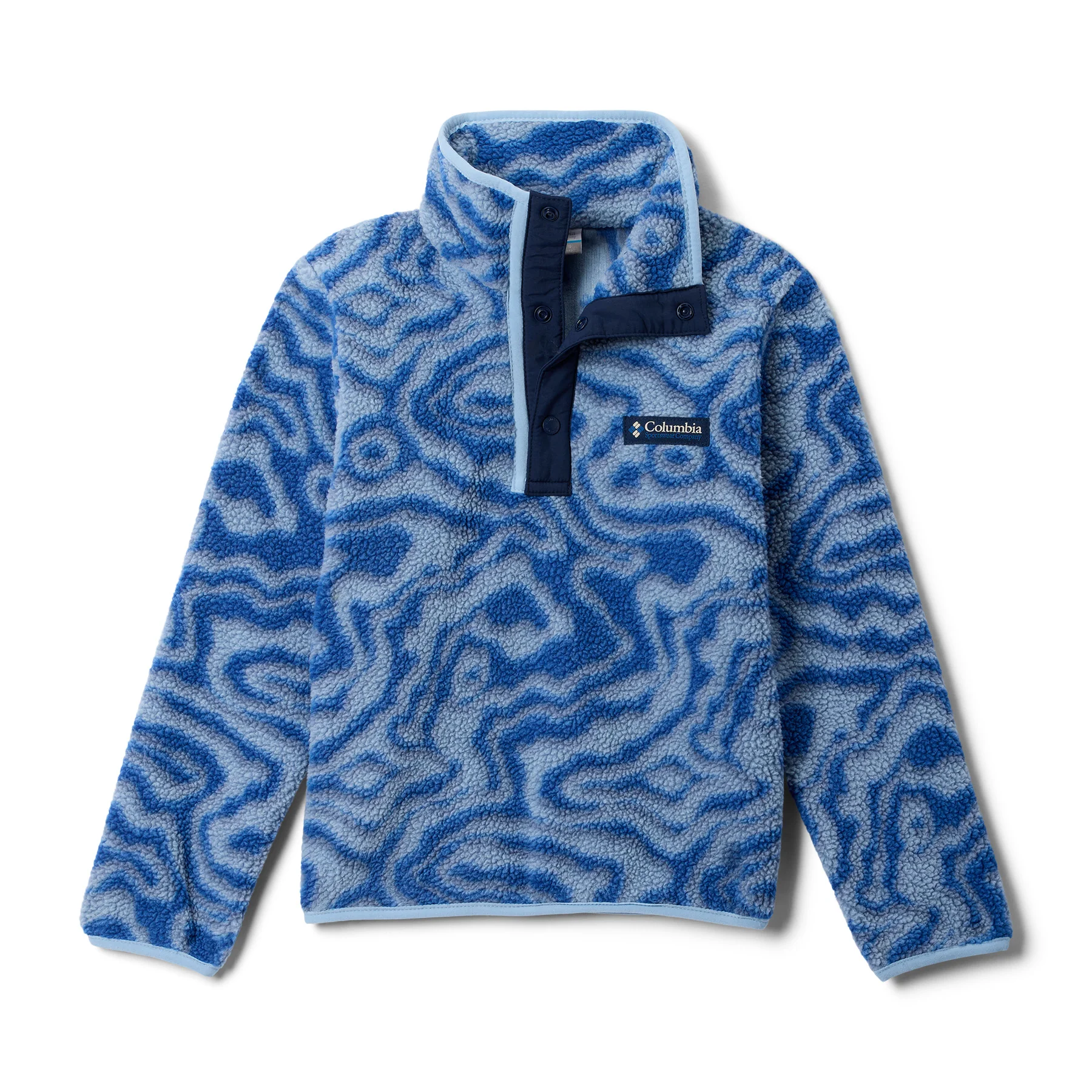 Kids' Helvetia II Printed Half Snap Fleece - Image 6