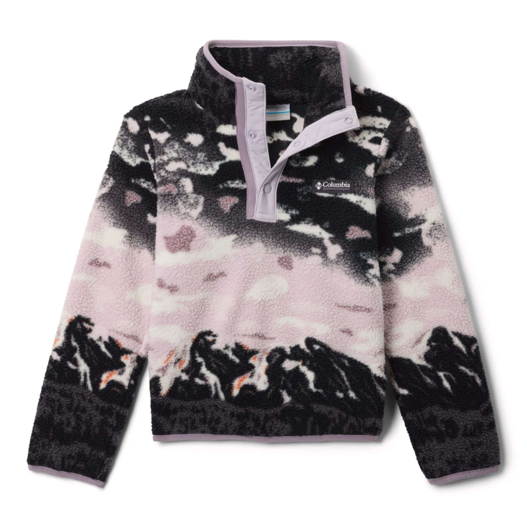 Kids' Helvetia II Printed Half Snap Fleece - Image 7