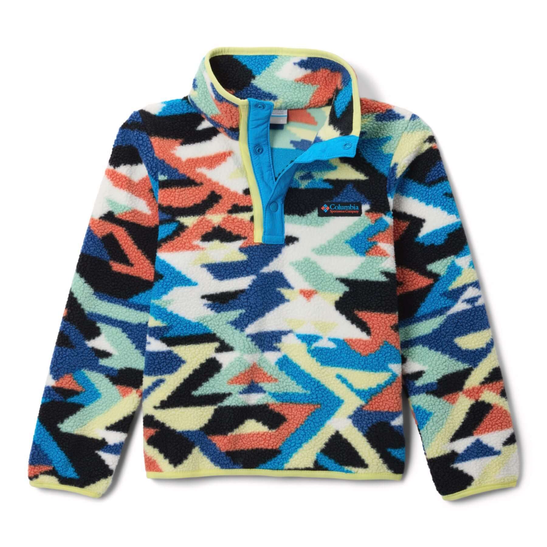 Kids' Helvetia II Printed Half Snap Fleece - Image 9