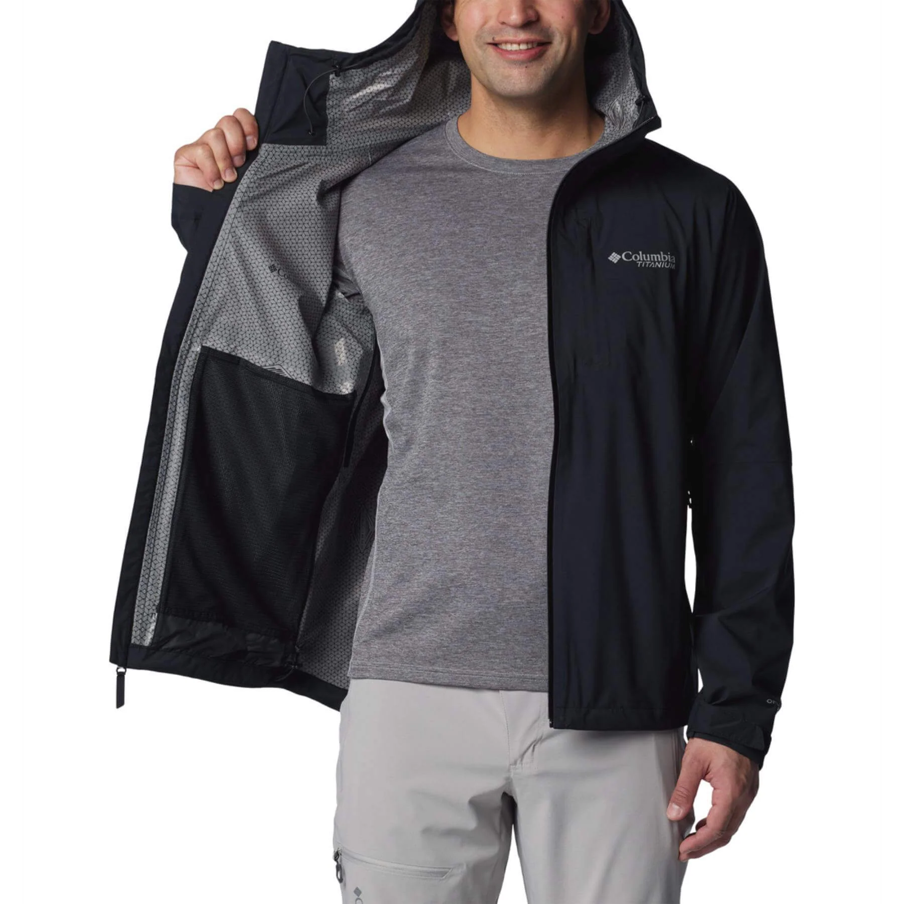 Men's Ampli-Dry II Waterproof Hiking Shell Jacket - Image 14