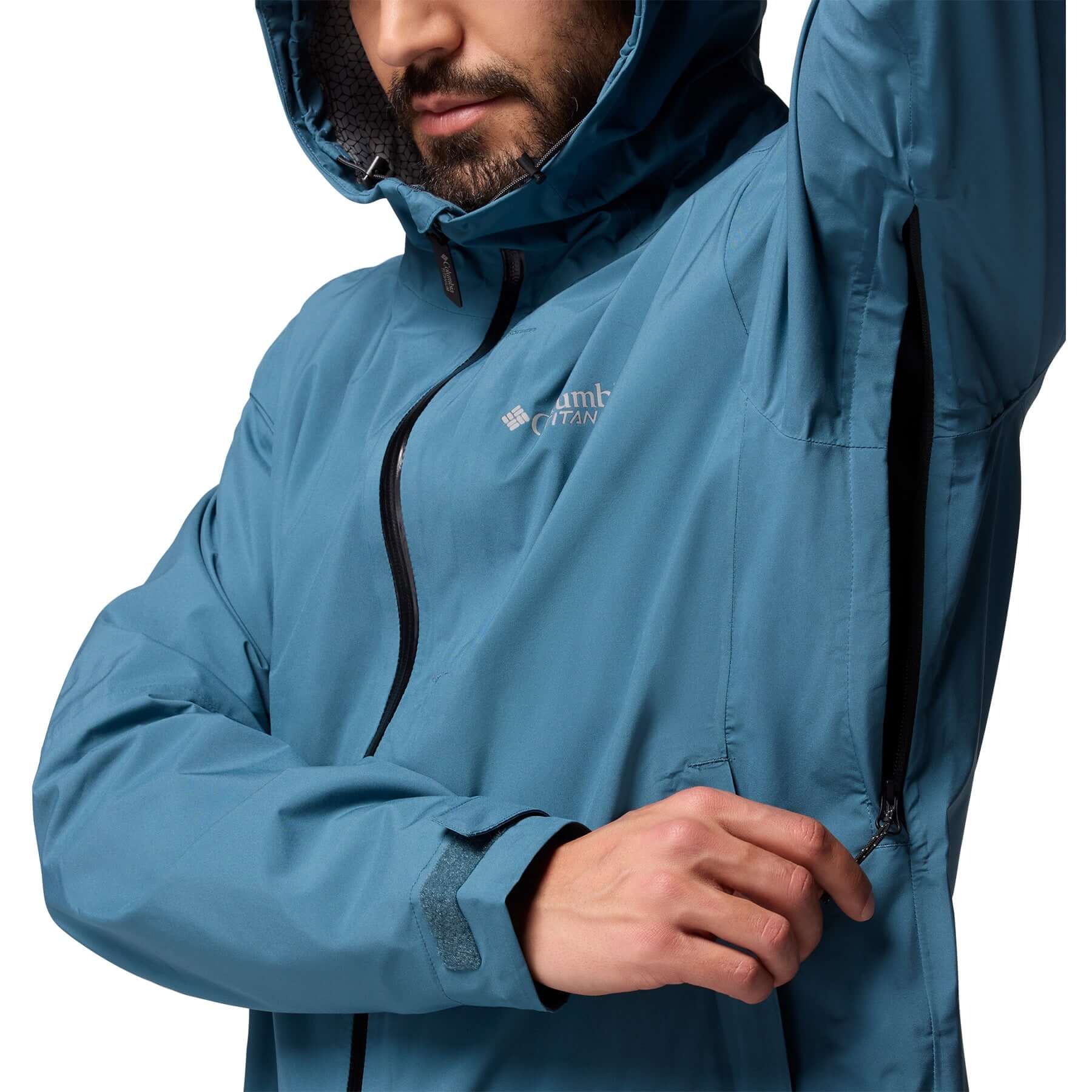 Men's Ampli-Dry II Waterproof Hiking Shell Jacket - Image 9