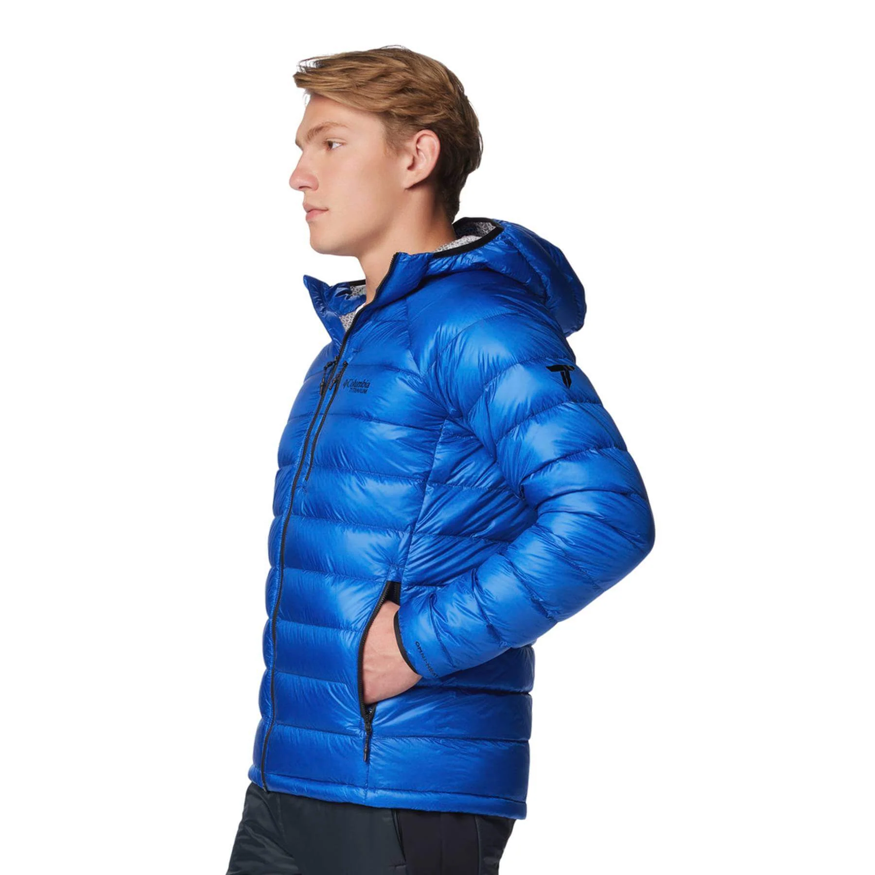 Men's Arctic Crest Down Hooded Jacket - Image 14