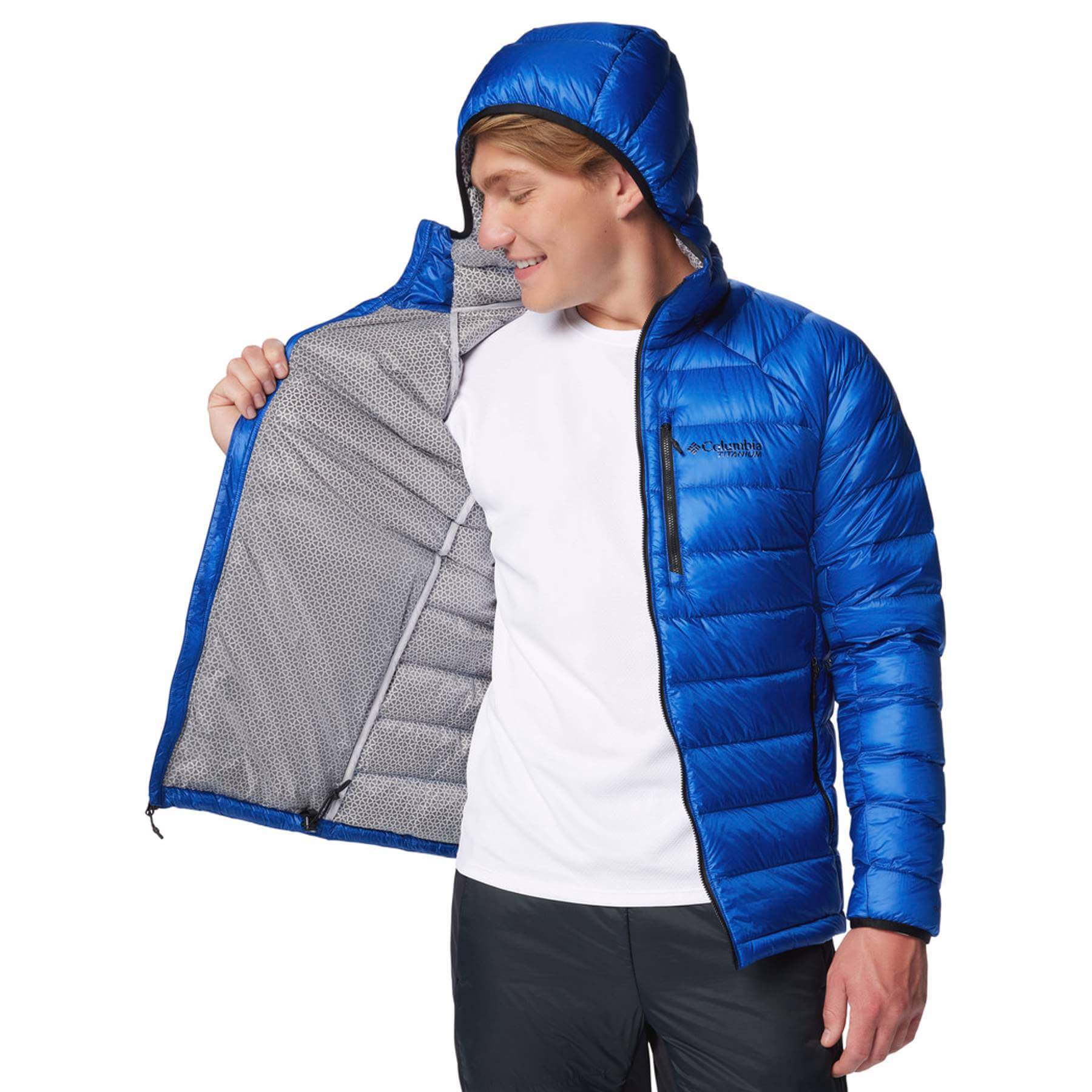 Men's Arctic Crest Down Hooded Jacket - Image 16