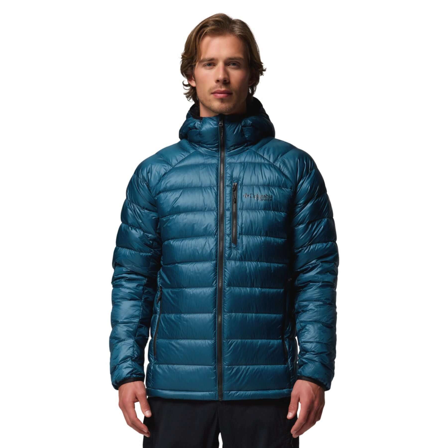 Men's Arctic Crest Down Hooded Jacket - Image 21