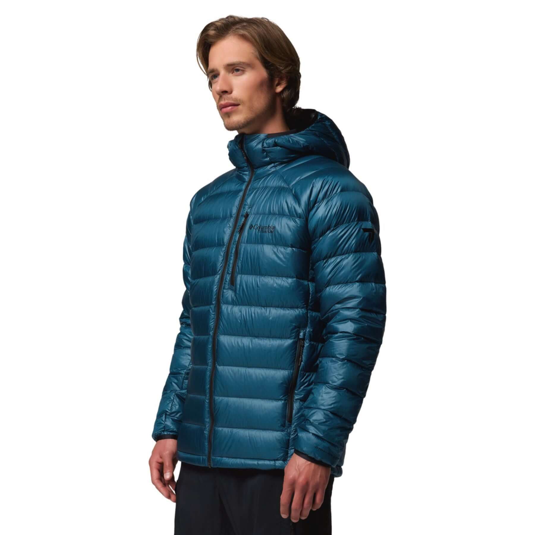 Men's Arctic Crest Down Hooded Jacket - Image 23