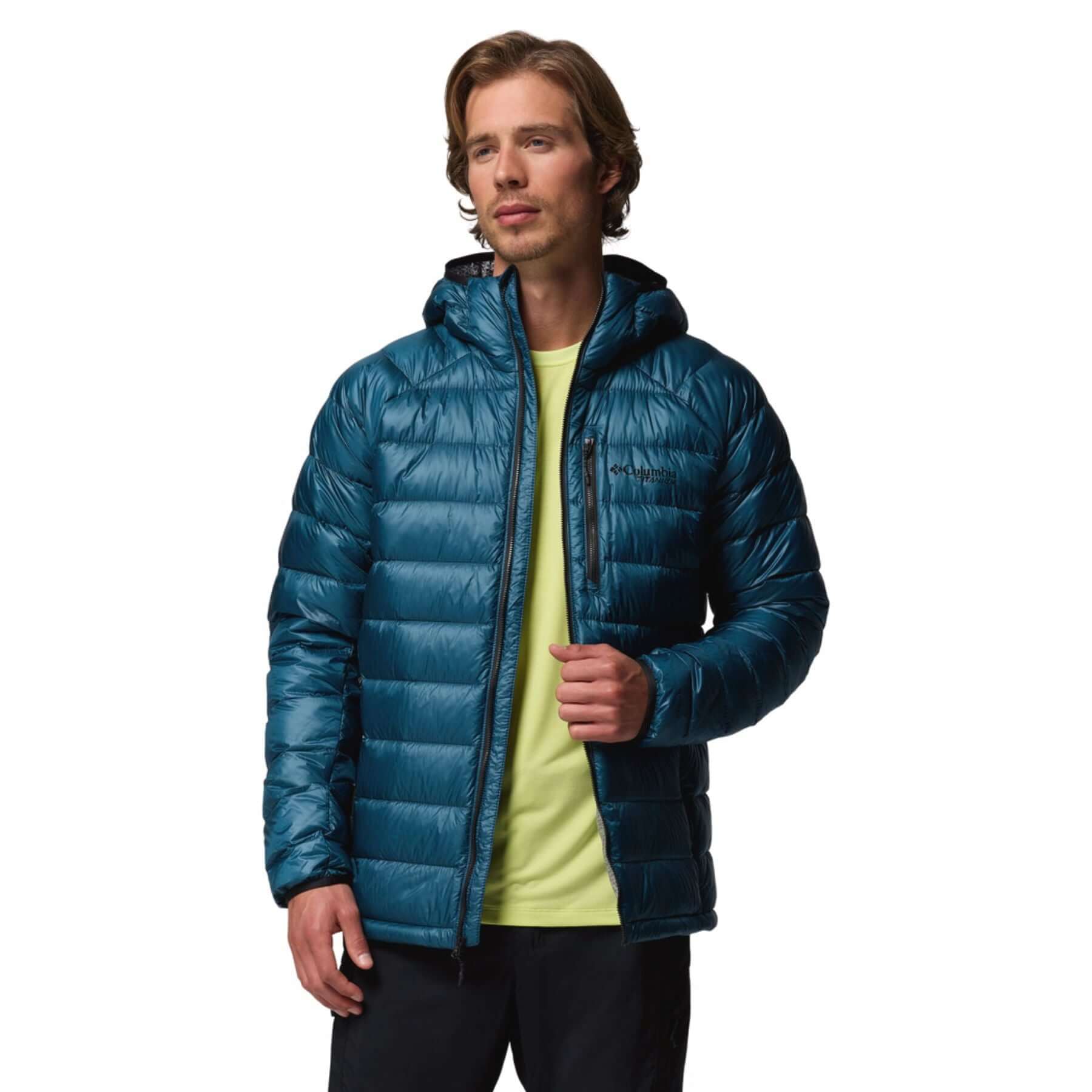 Men's Arctic Crest Down Hooded Jacket - Image 24