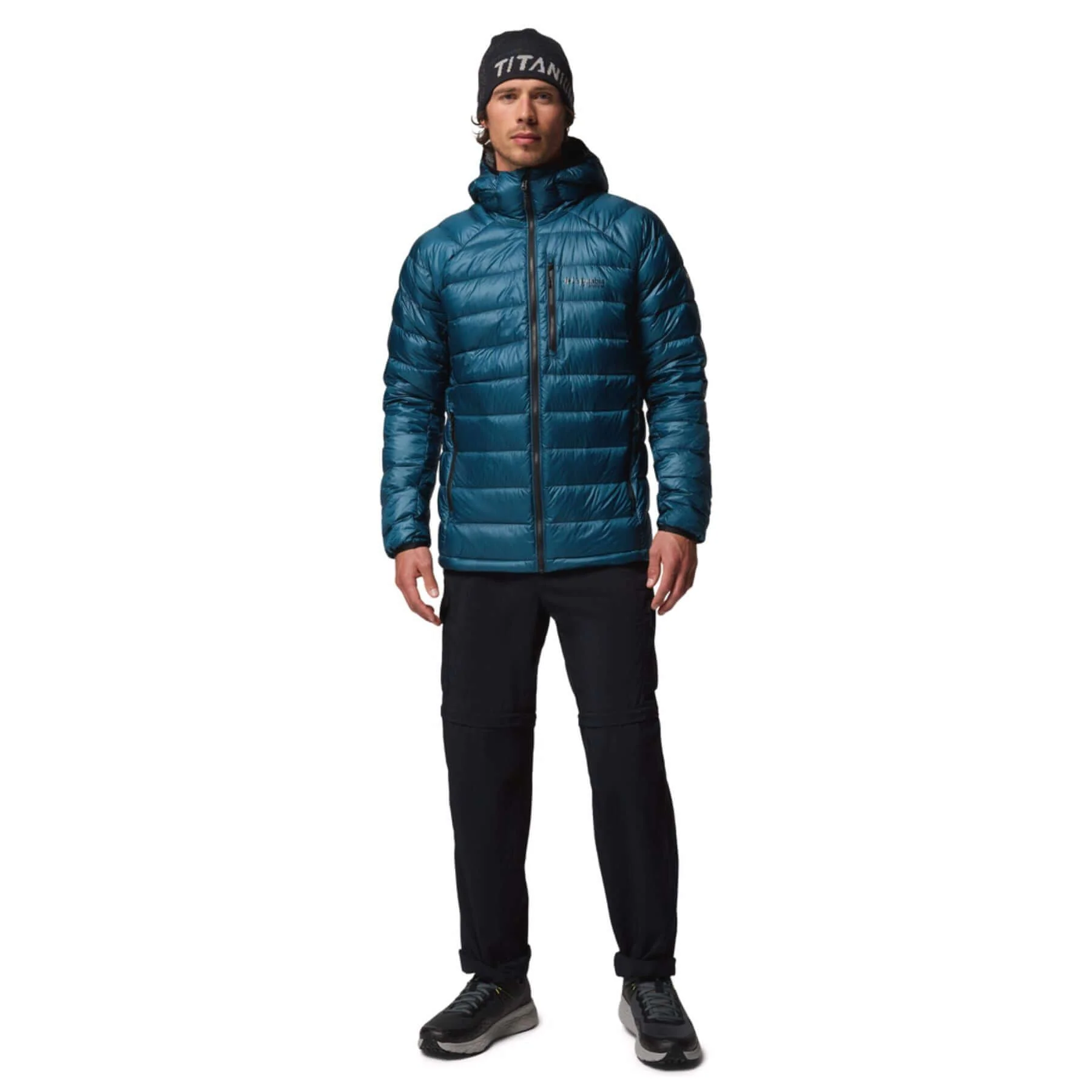 Men's Arctic Crest Down Hooded Jacket - Image 25