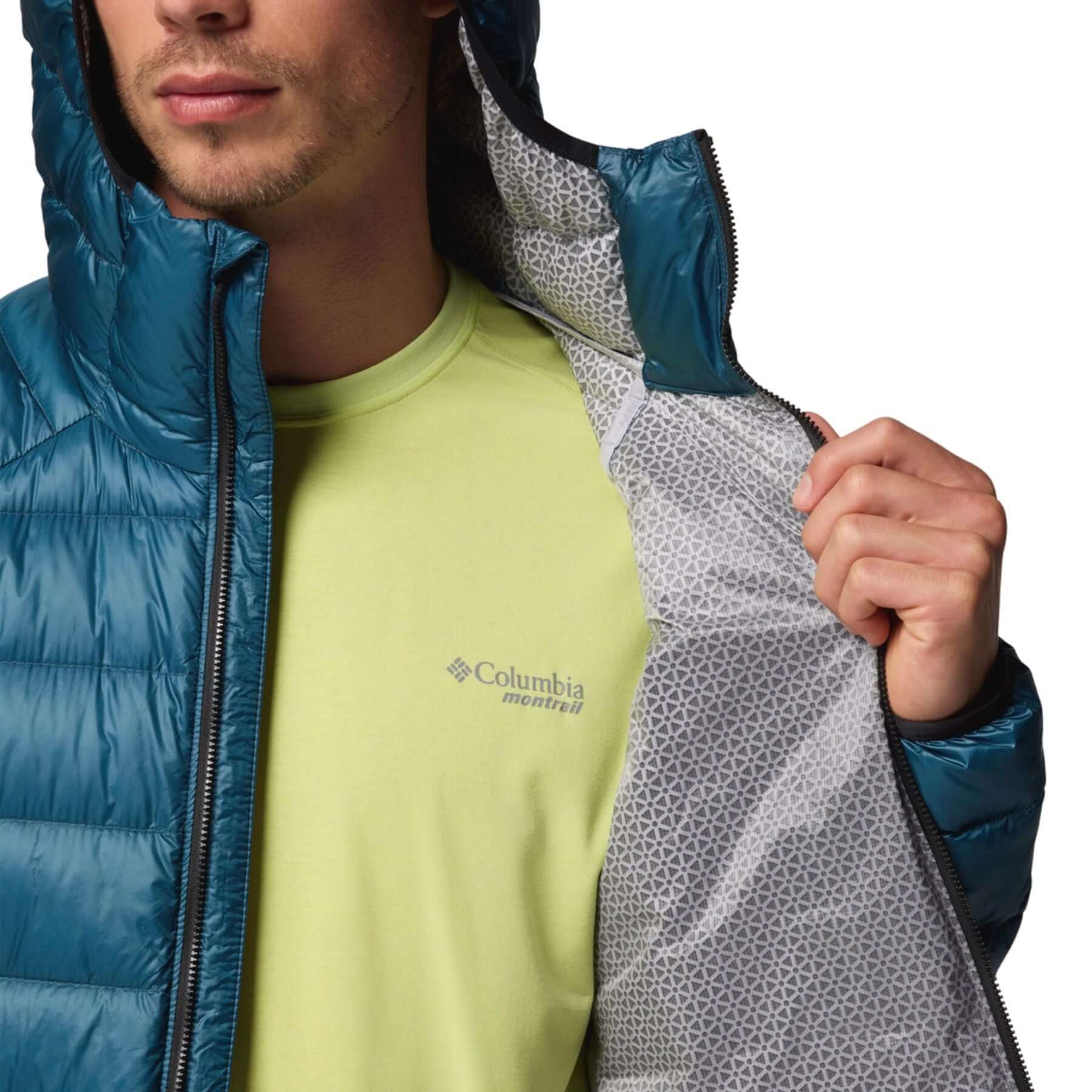 Men's Arctic Crest Down Hooded Jacket - Image 26
