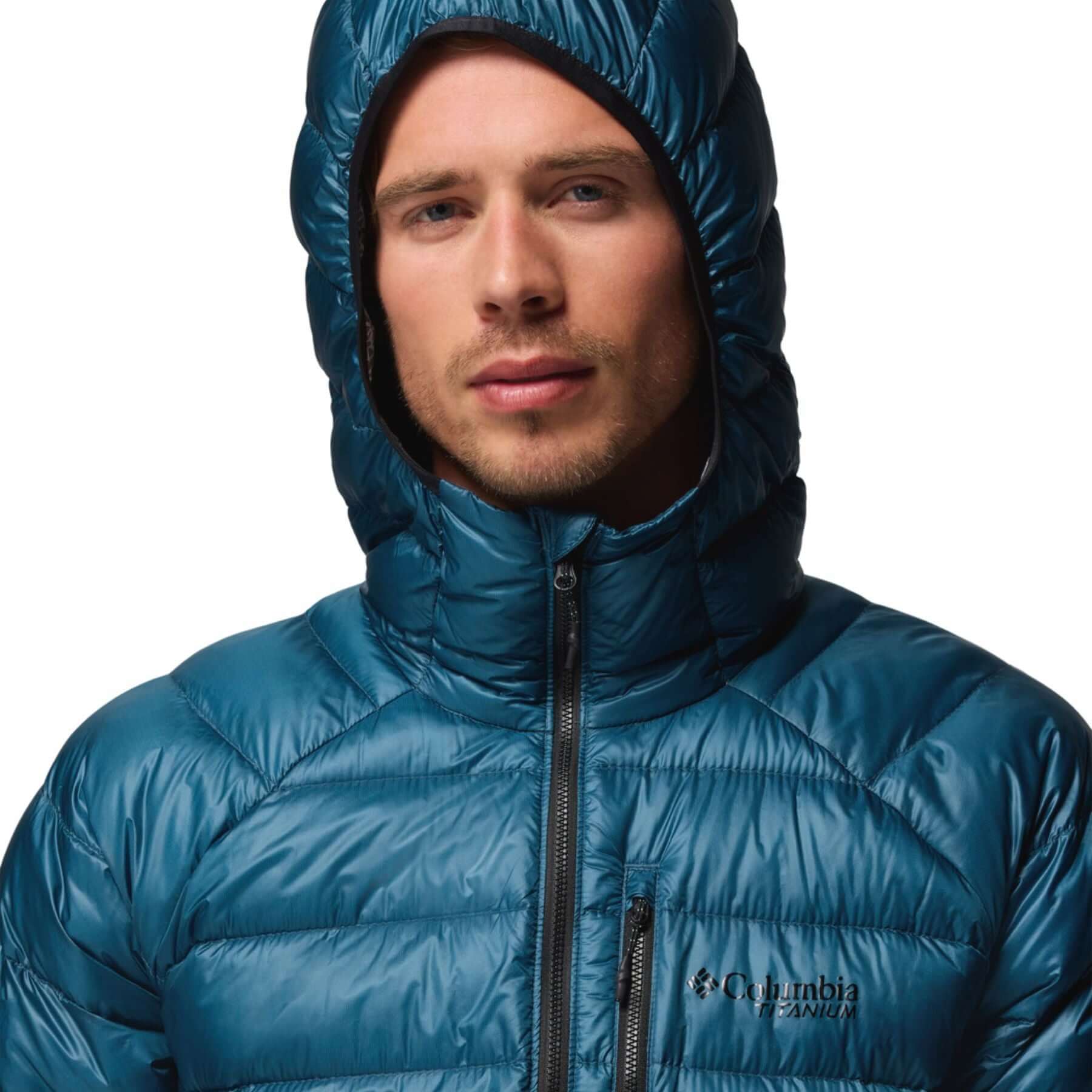 Men's Arctic Crest Down Hooded Jacket - Image 27
