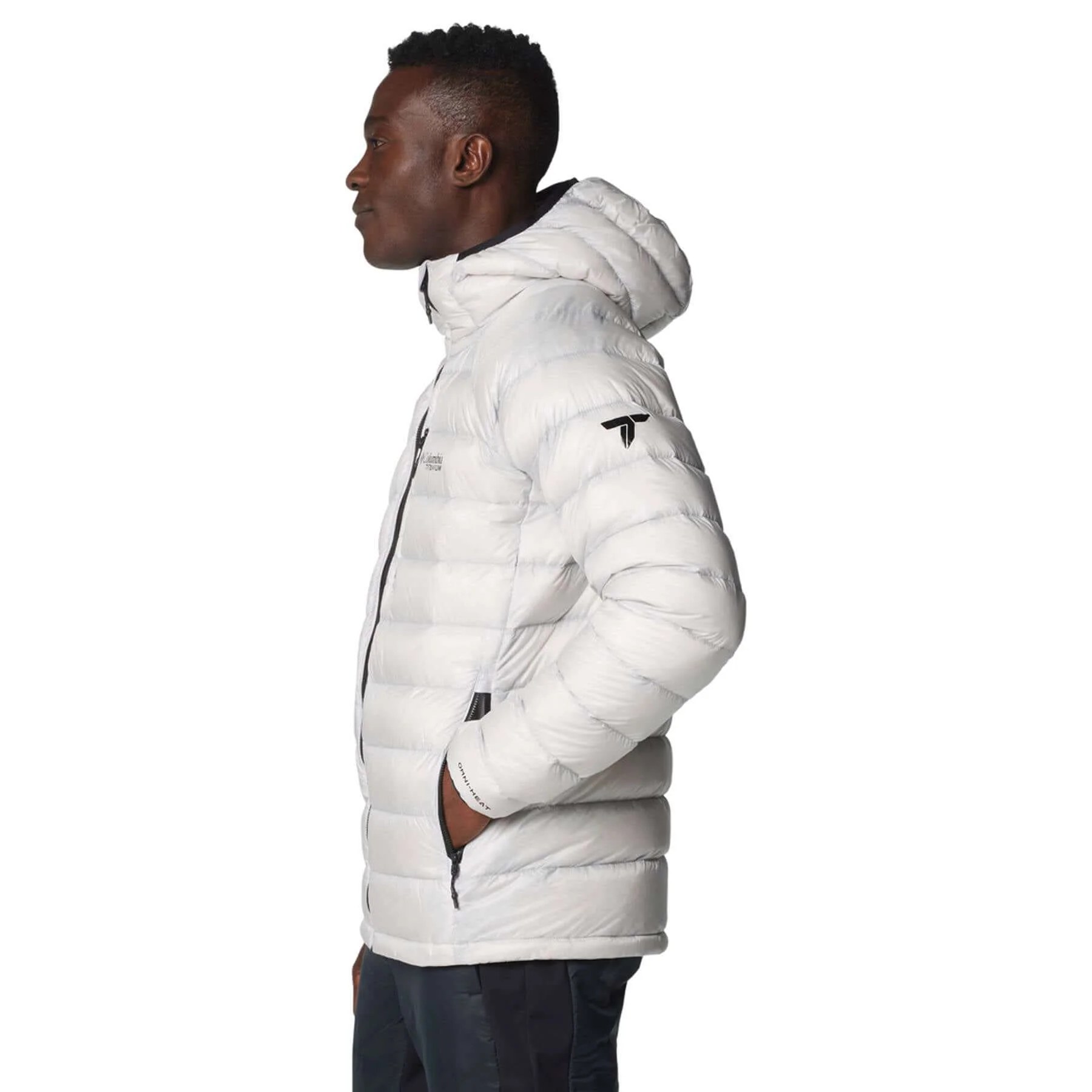 Men's Arctic Crest Down Hooded Jacket - Image 4