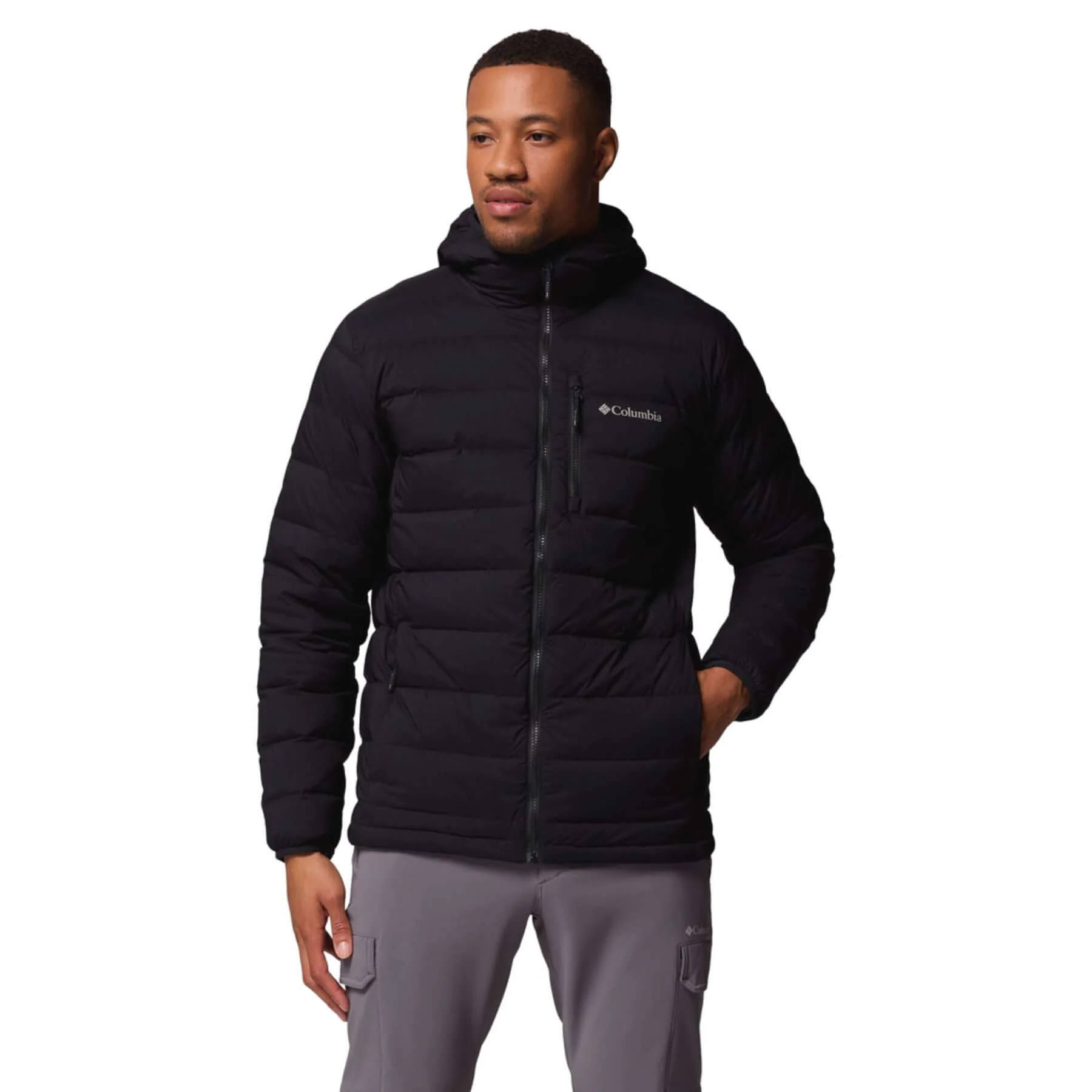 Men's Drift Peak Stretch Down Hooded Jacket