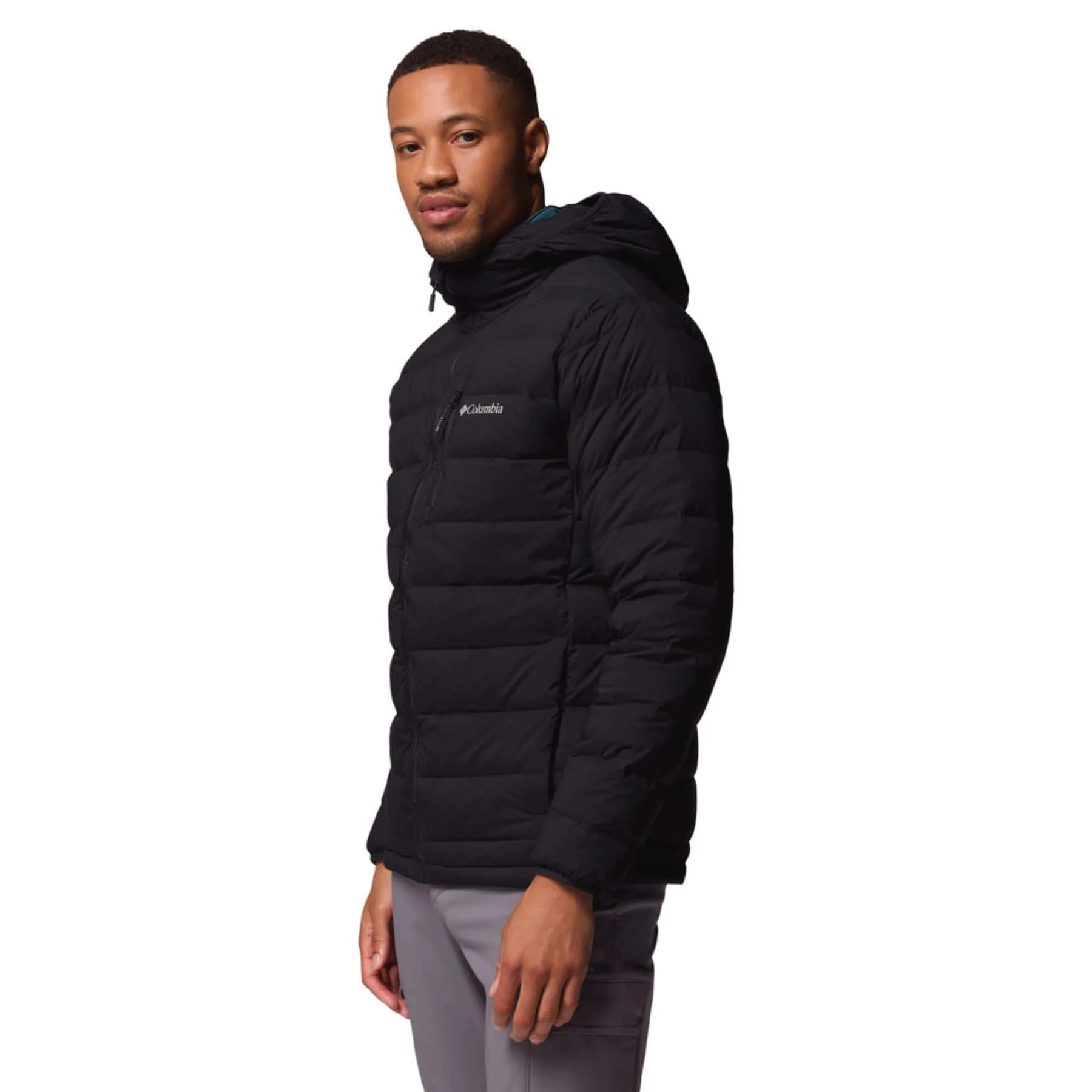 Men's Drift Peak Stretch Down Hooded Jacket - Image 4