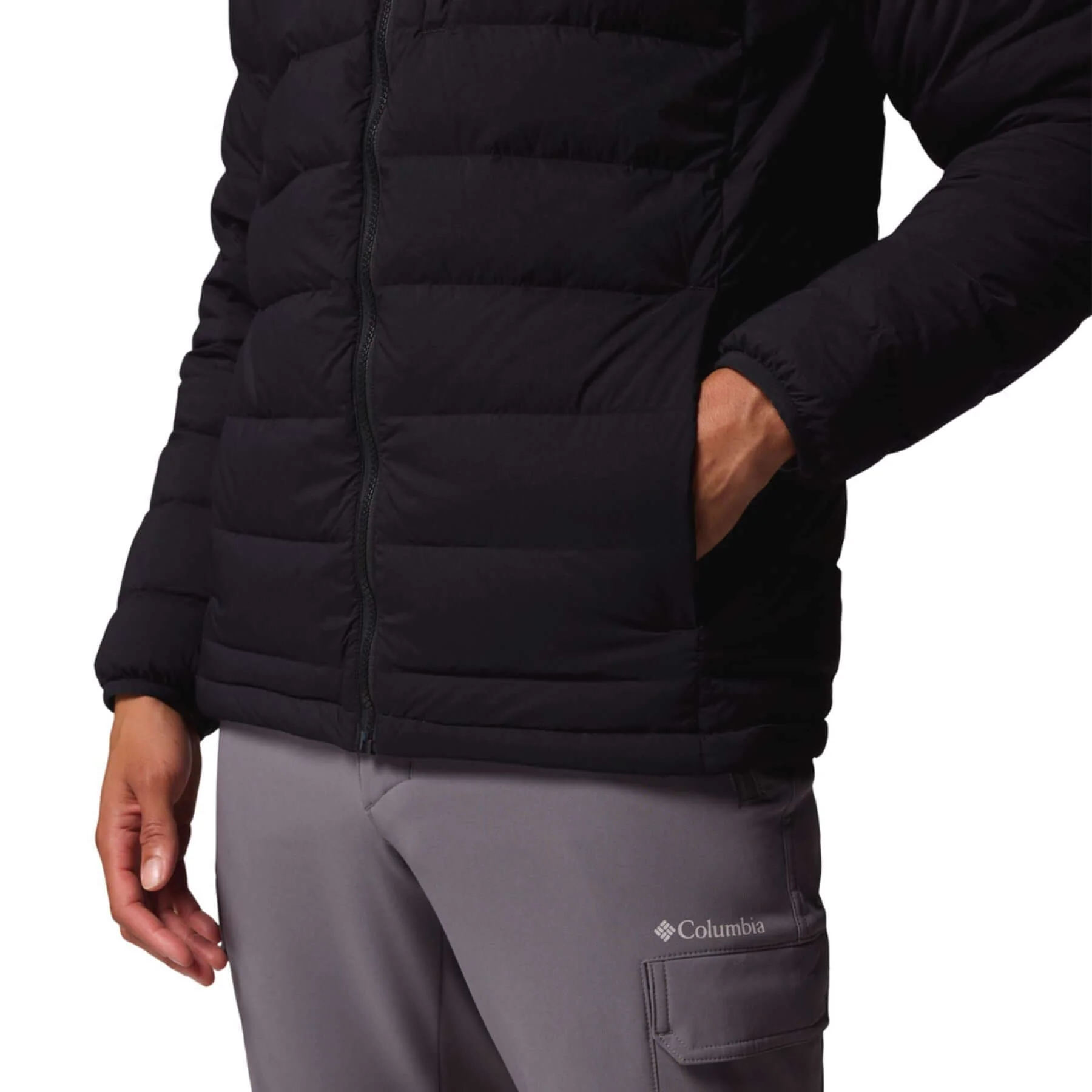 Men's Drift Peak Stretch Down Hooded Jacket - Image 6