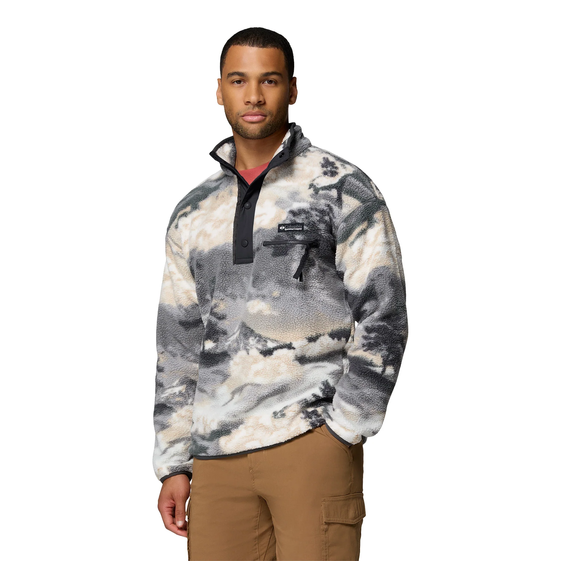 Men's Helvetia II Printed Half Snap Fleece