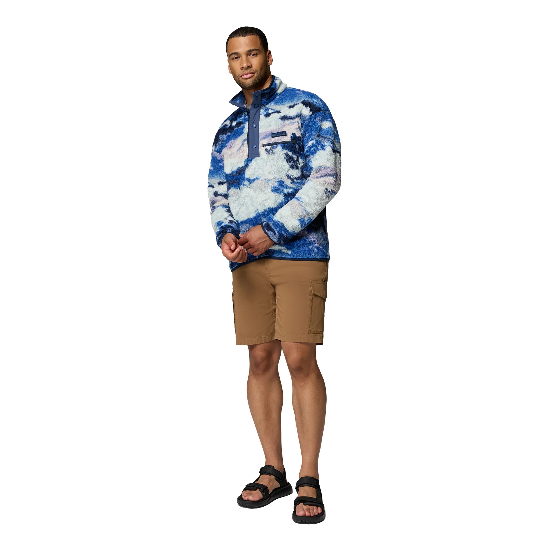Men's Helvetia II Printed Half Snap Fleece - Image 10