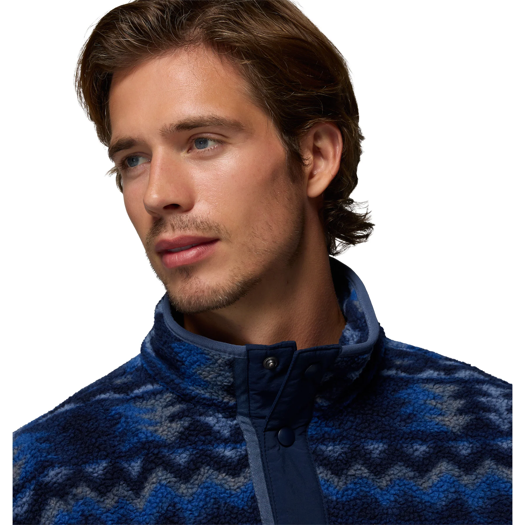 Men's Helvetia II Printed Half Snap Fleece - Image 14