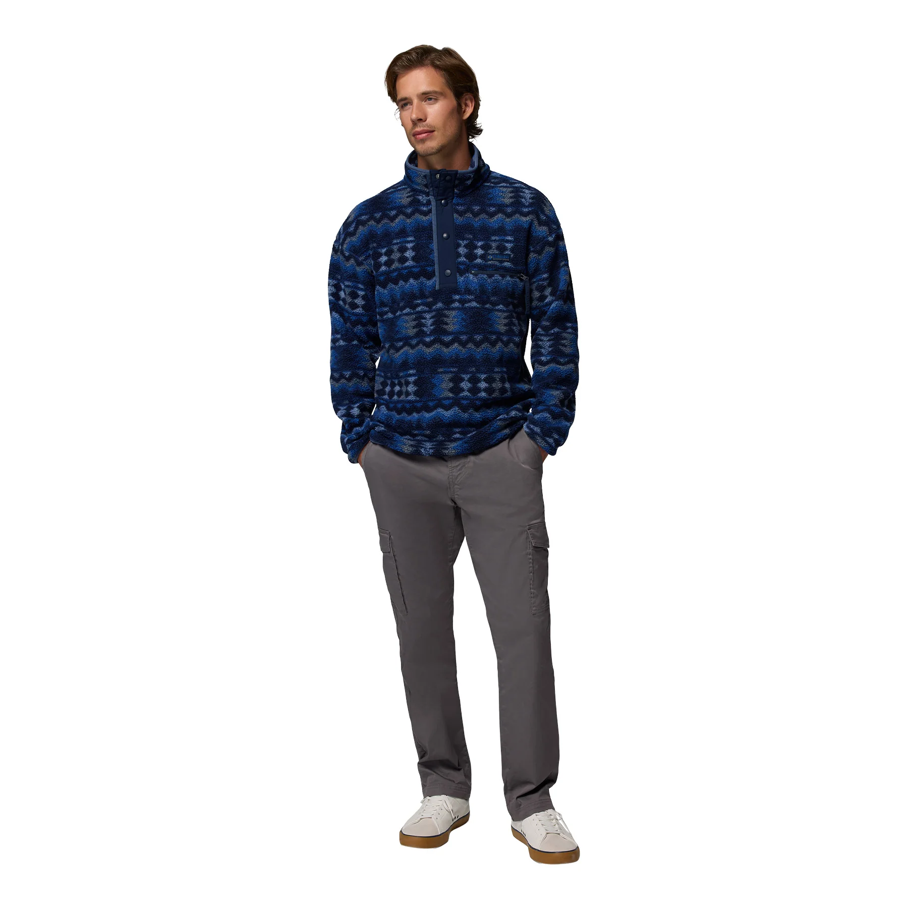 Men's Helvetia II Printed Half Snap Fleece - Image 15