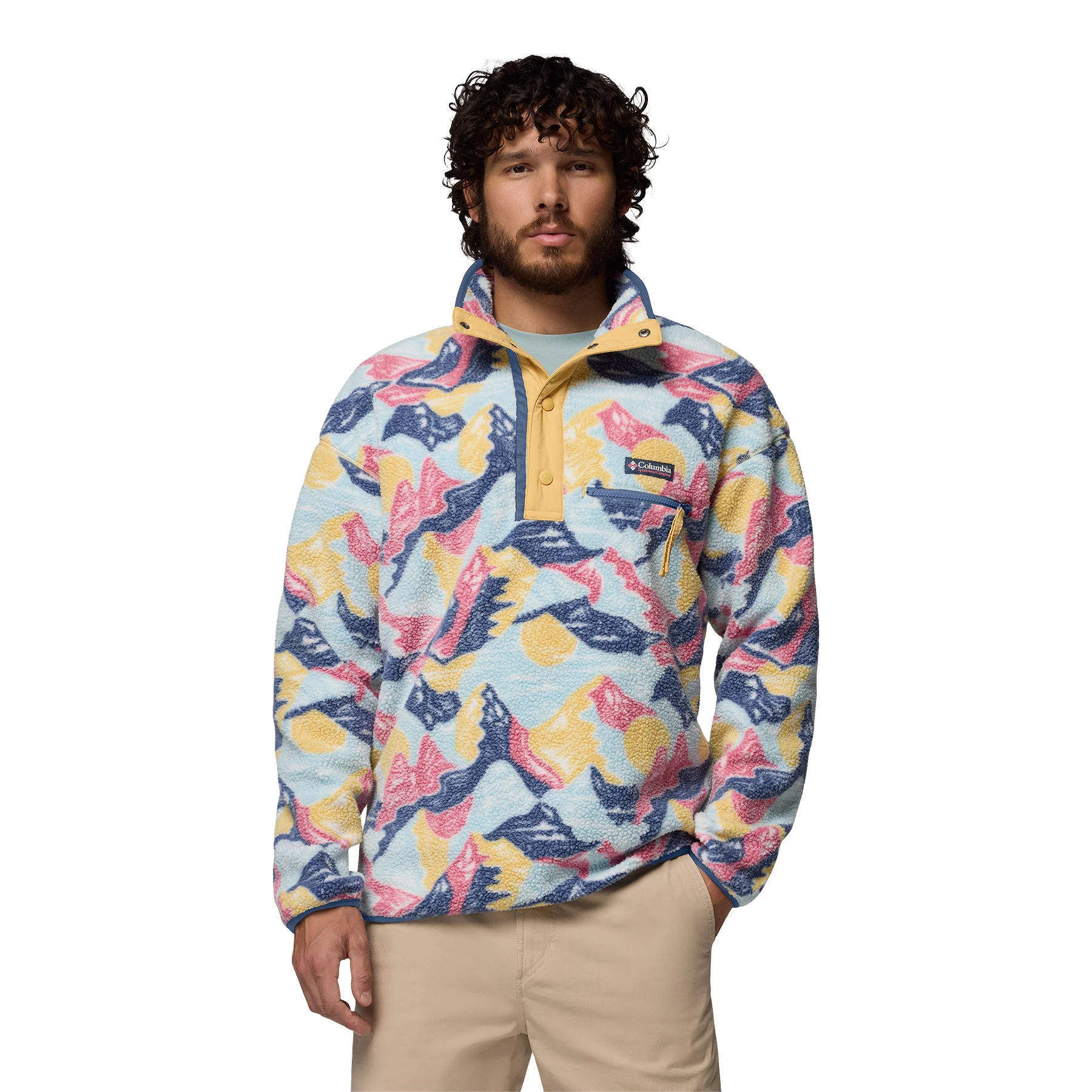 Men's Helvetia II Printed Half Snap Fleece - Image 16