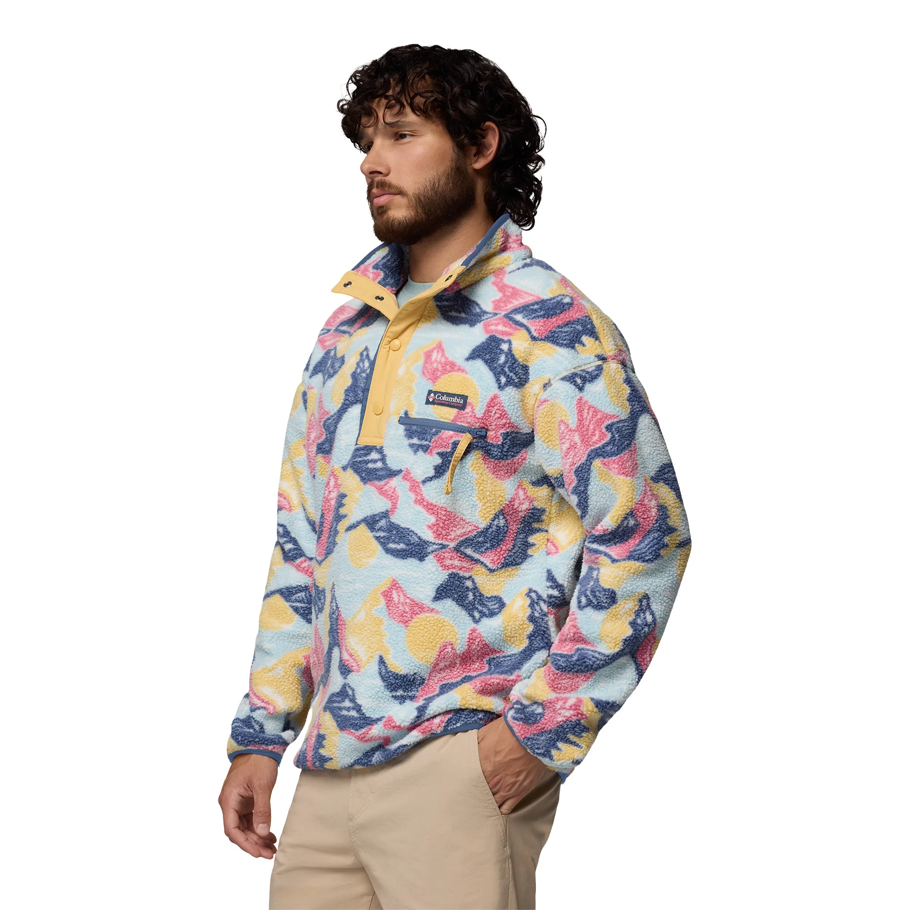 Men's Helvetia II Printed Half Snap Fleece - Image 18