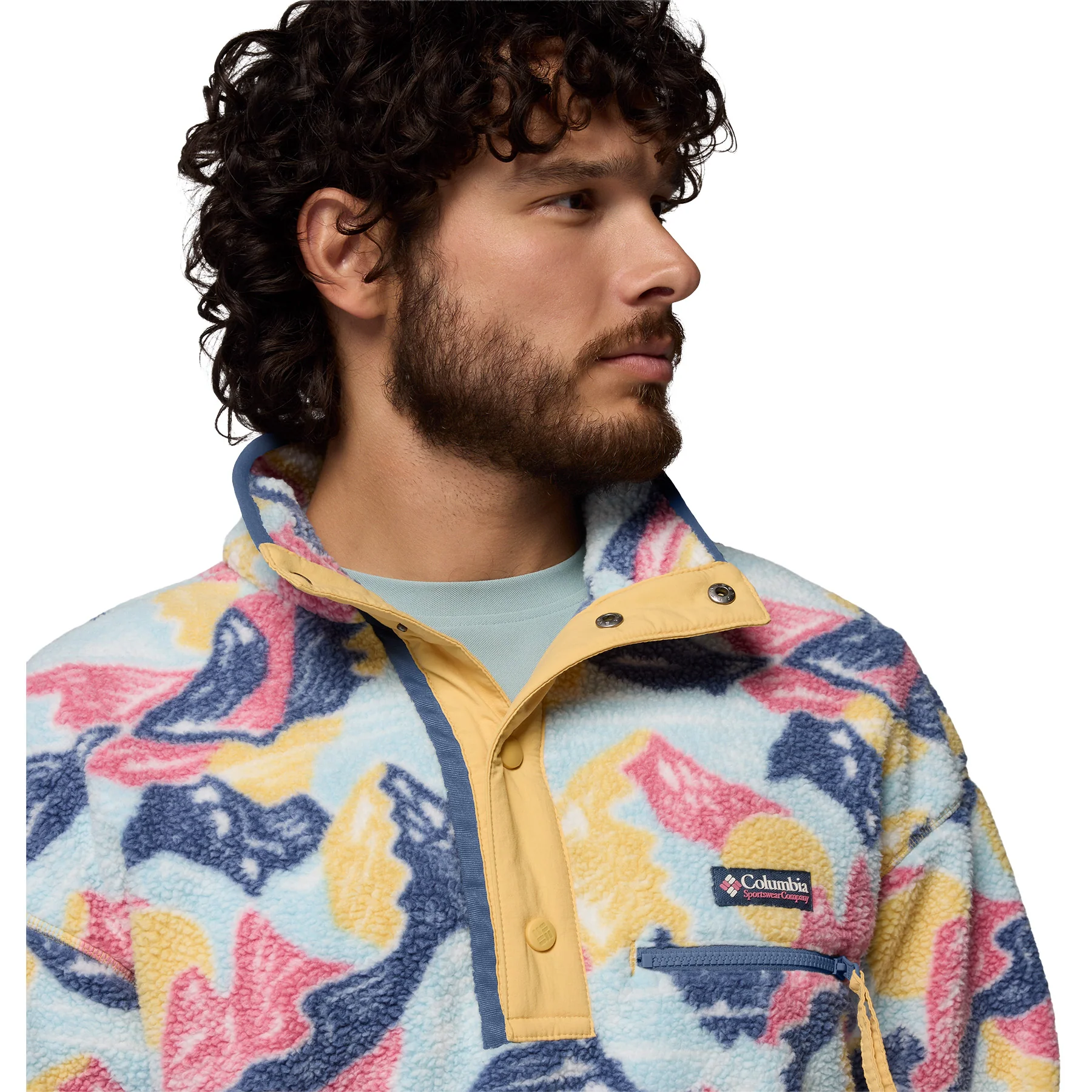 Men's Helvetia II Printed Half Snap Fleece - Image 19