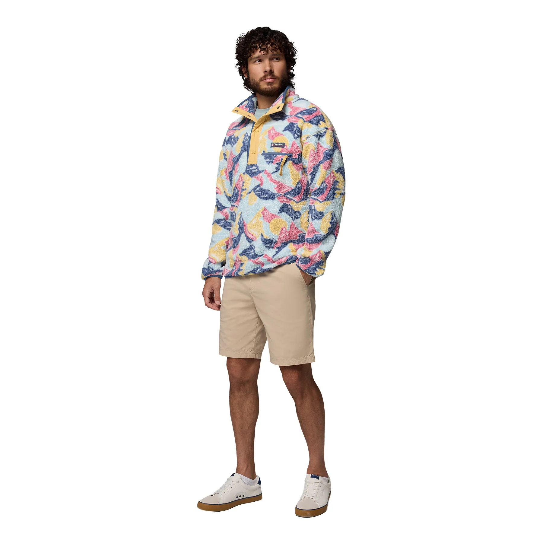 Men's Helvetia II Printed Half Snap Fleece - Image 20
