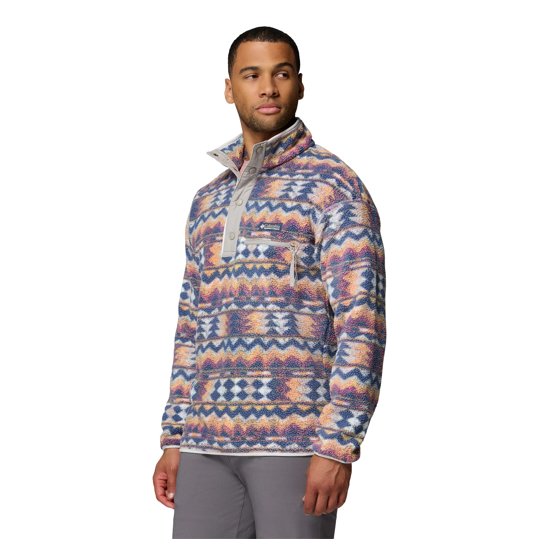 Men's Helvetia II Printed Half Snap Fleece - Image 23