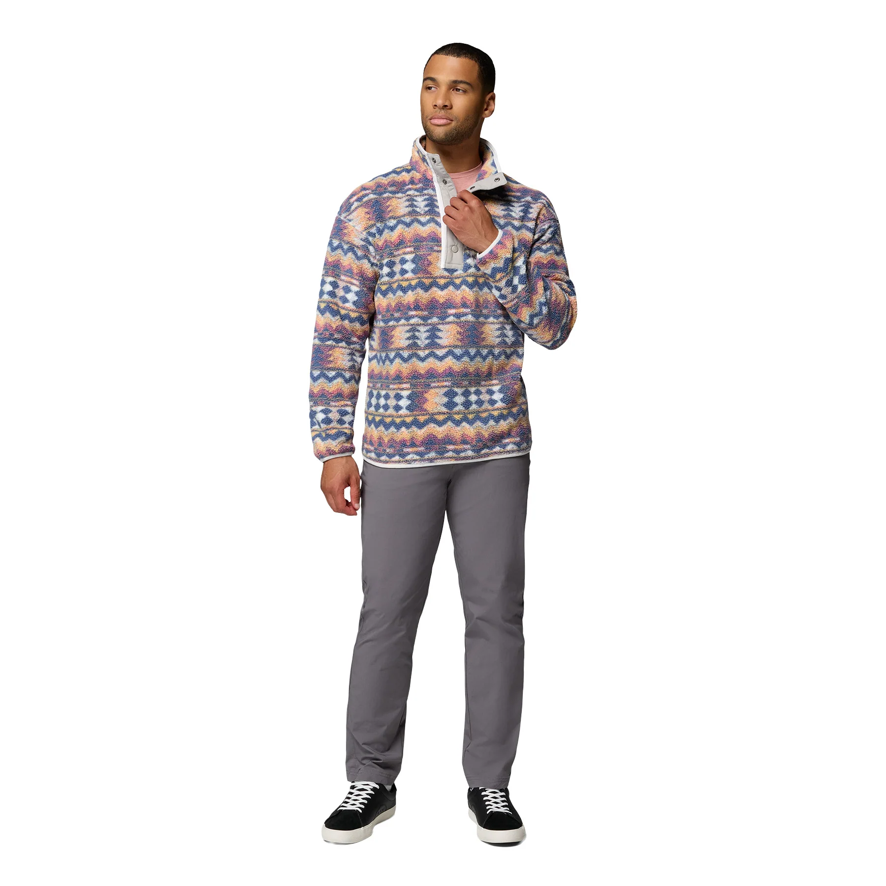 Men's Helvetia II Printed Half Snap Fleece - Image 25