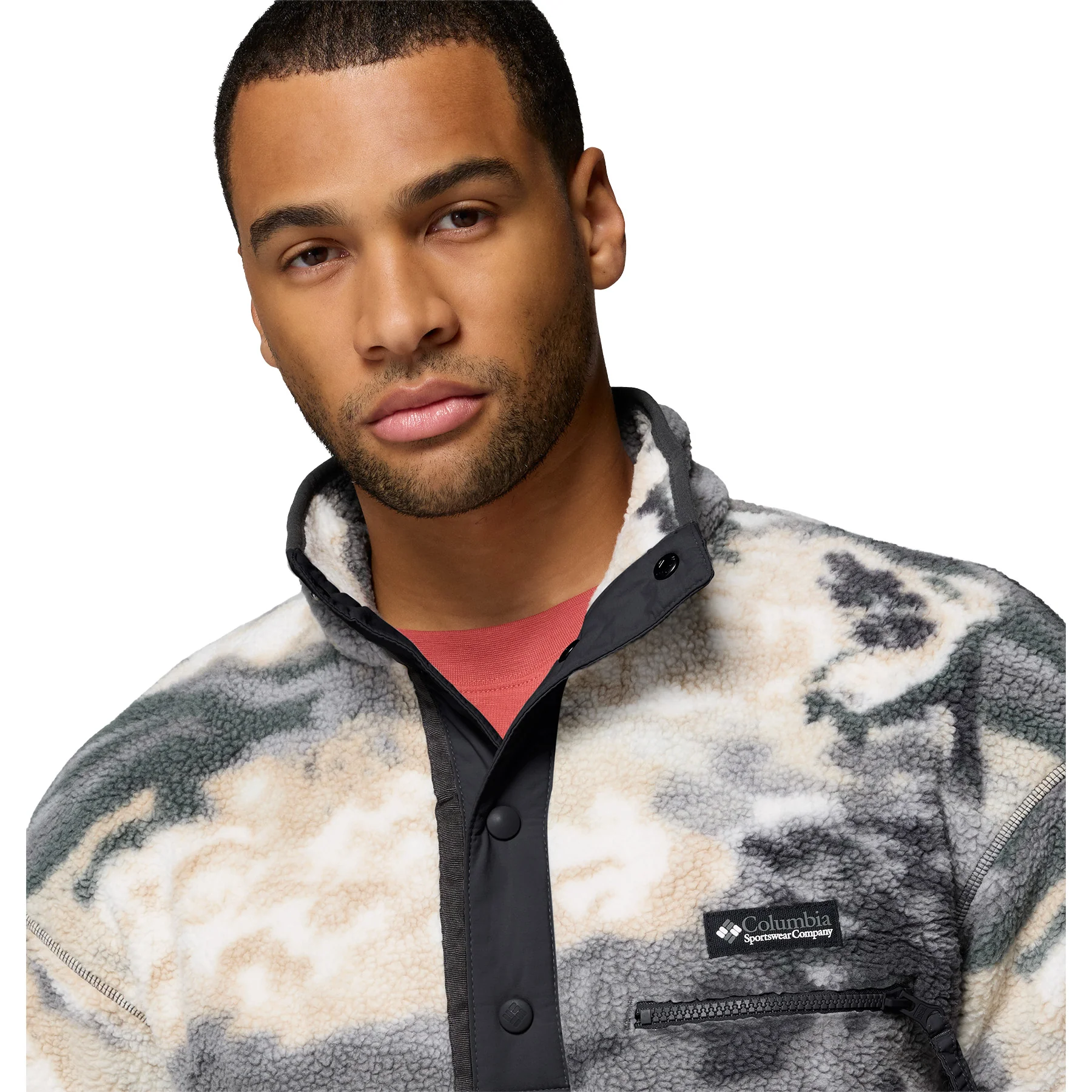 Men's Helvetia II Printed Half Snap Fleece - Image 4