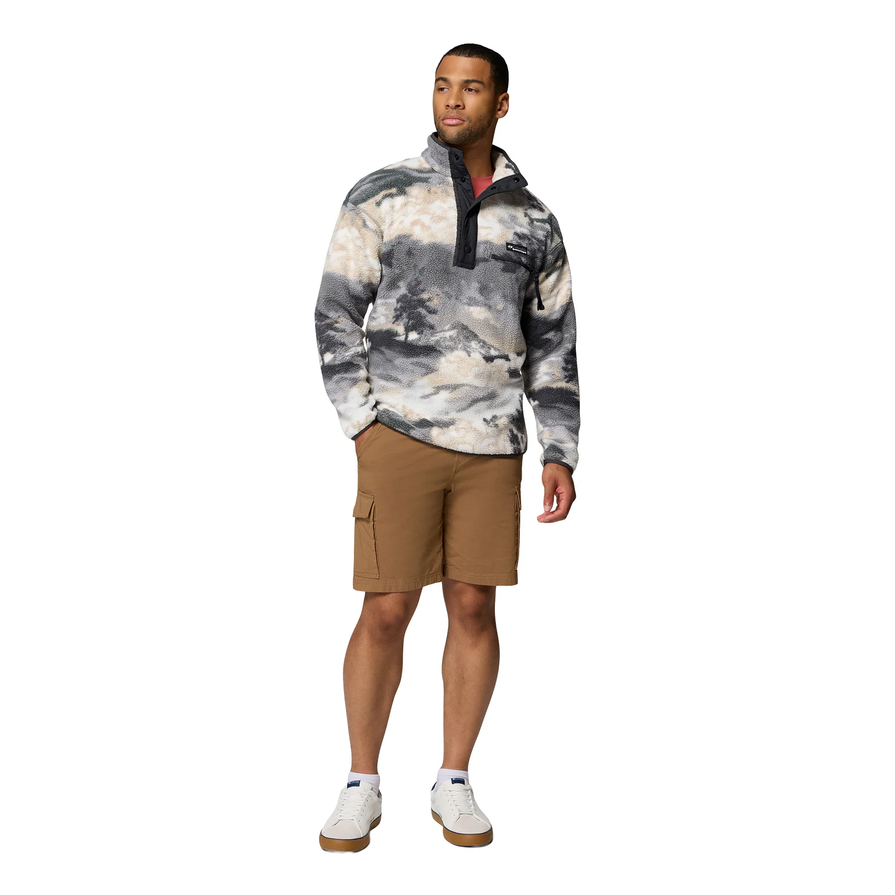 Men's Helvetia II Printed Half Snap Fleece - Image 5