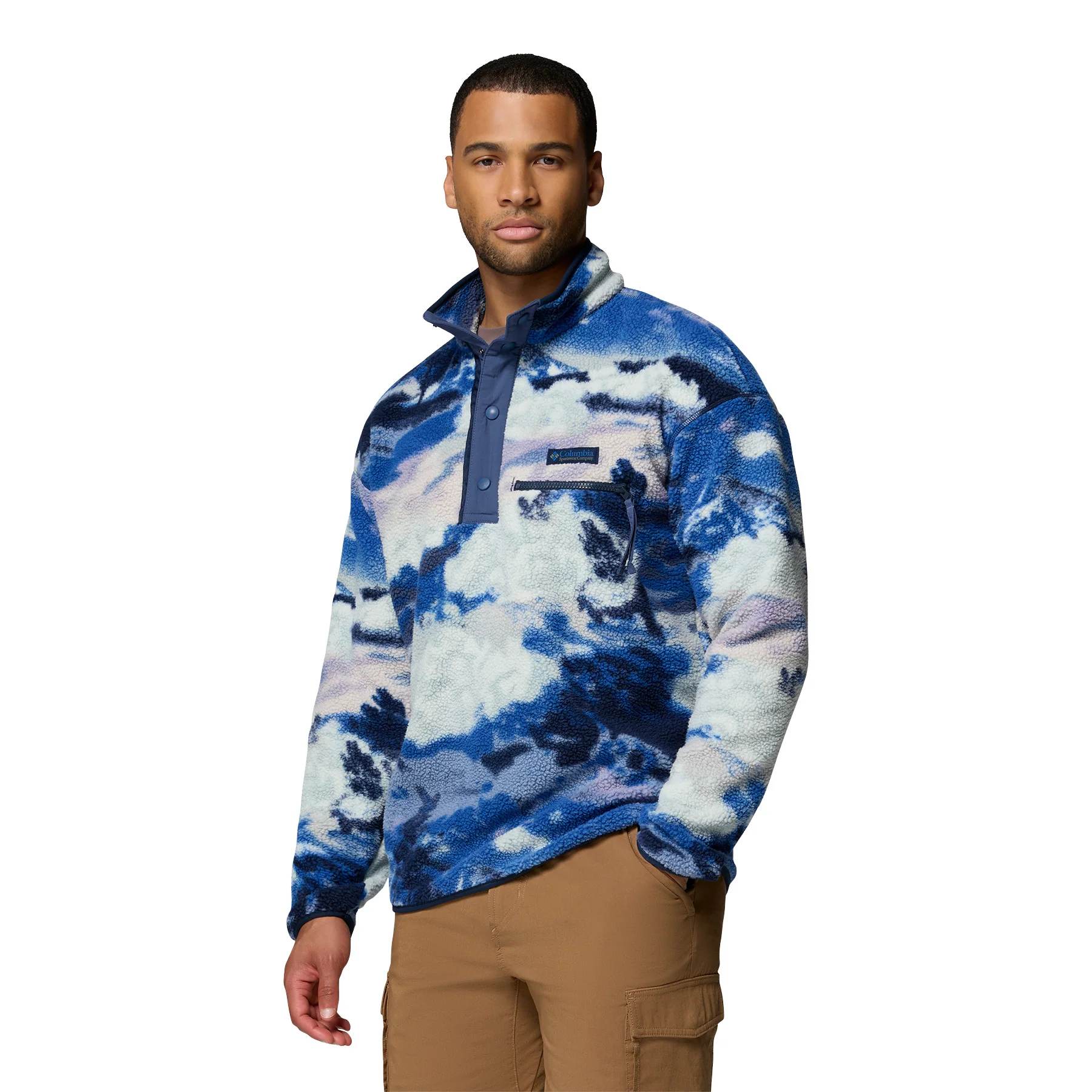 Men's Helvetia II Printed Half Snap Fleece - Image 6
