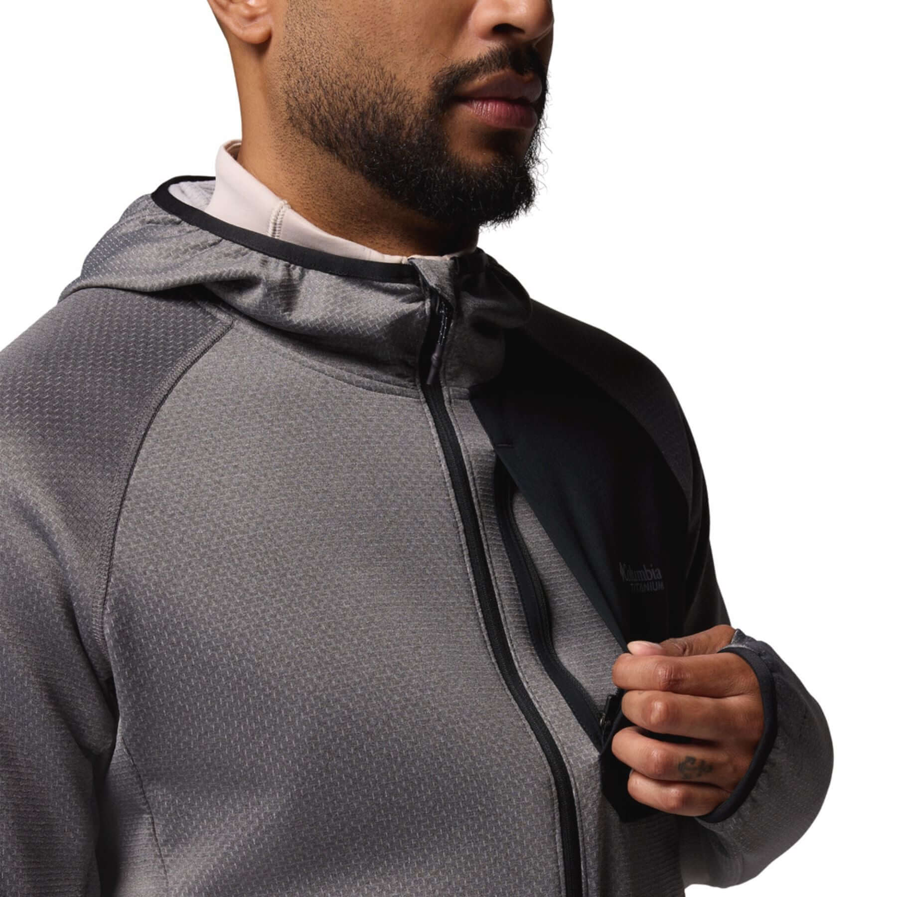 Men's Triple Canyon Grid Hooded Fleece Jacket - Image 7