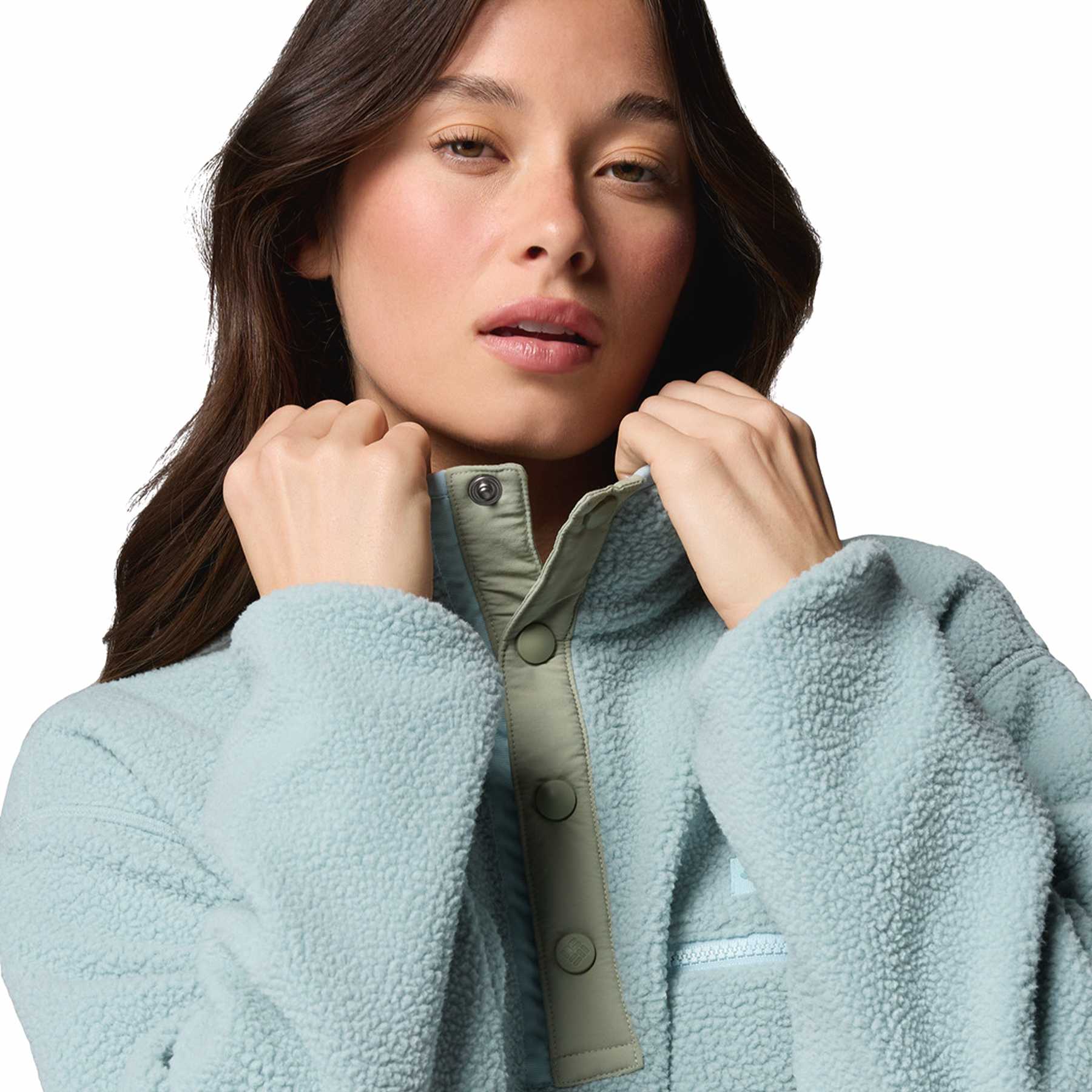 Women's Helvetia II Cropped Half Snap Fleece - Image 10
