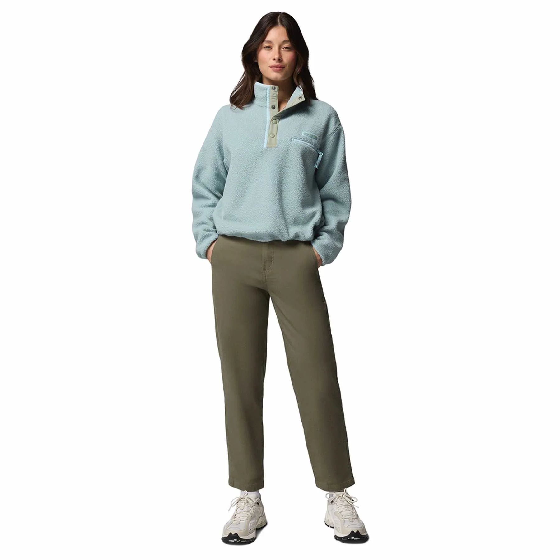 Women's Helvetia II Cropped Half Snap Fleece - Image 11