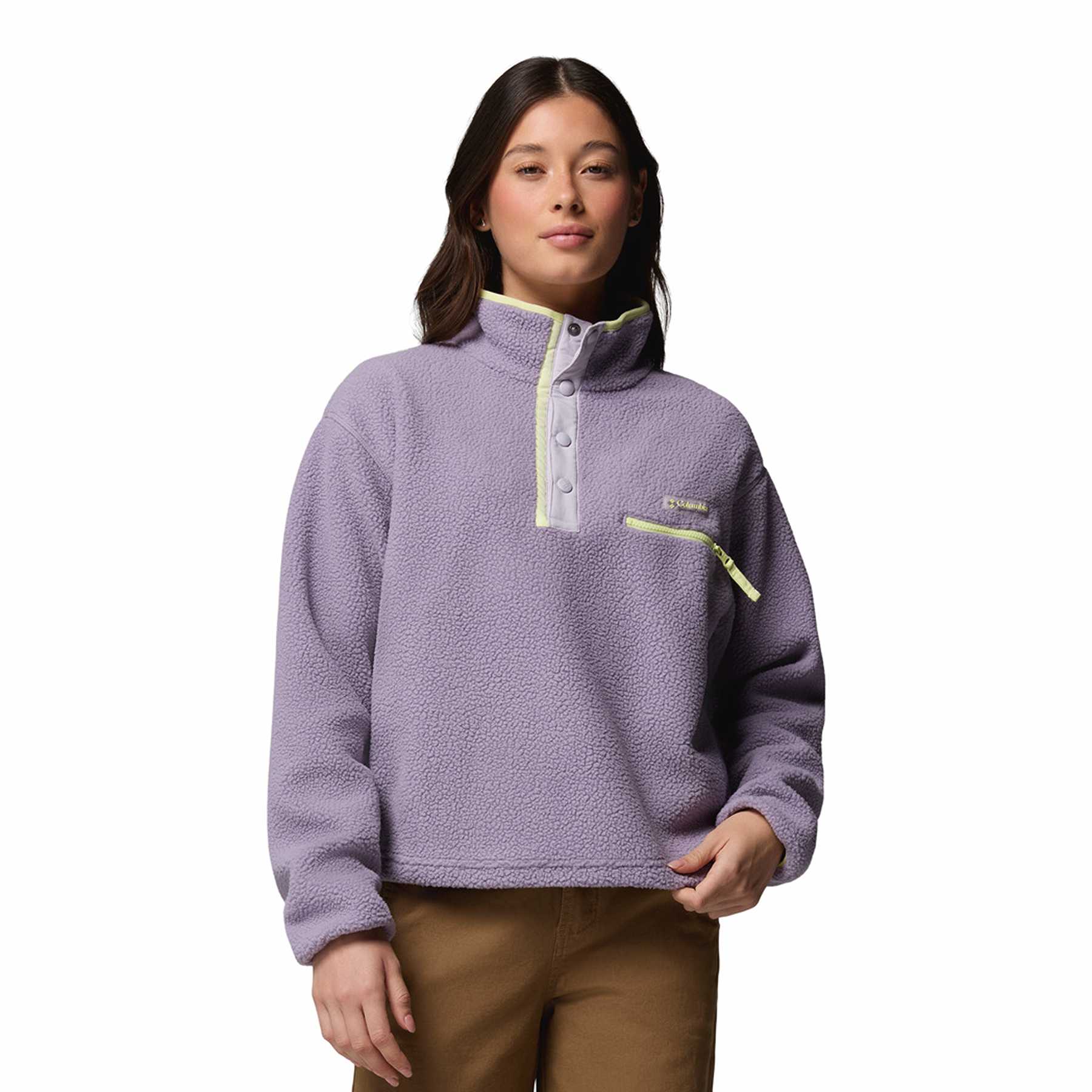 Women's Helvetia II Cropped Half Snap Fleece - Image 13