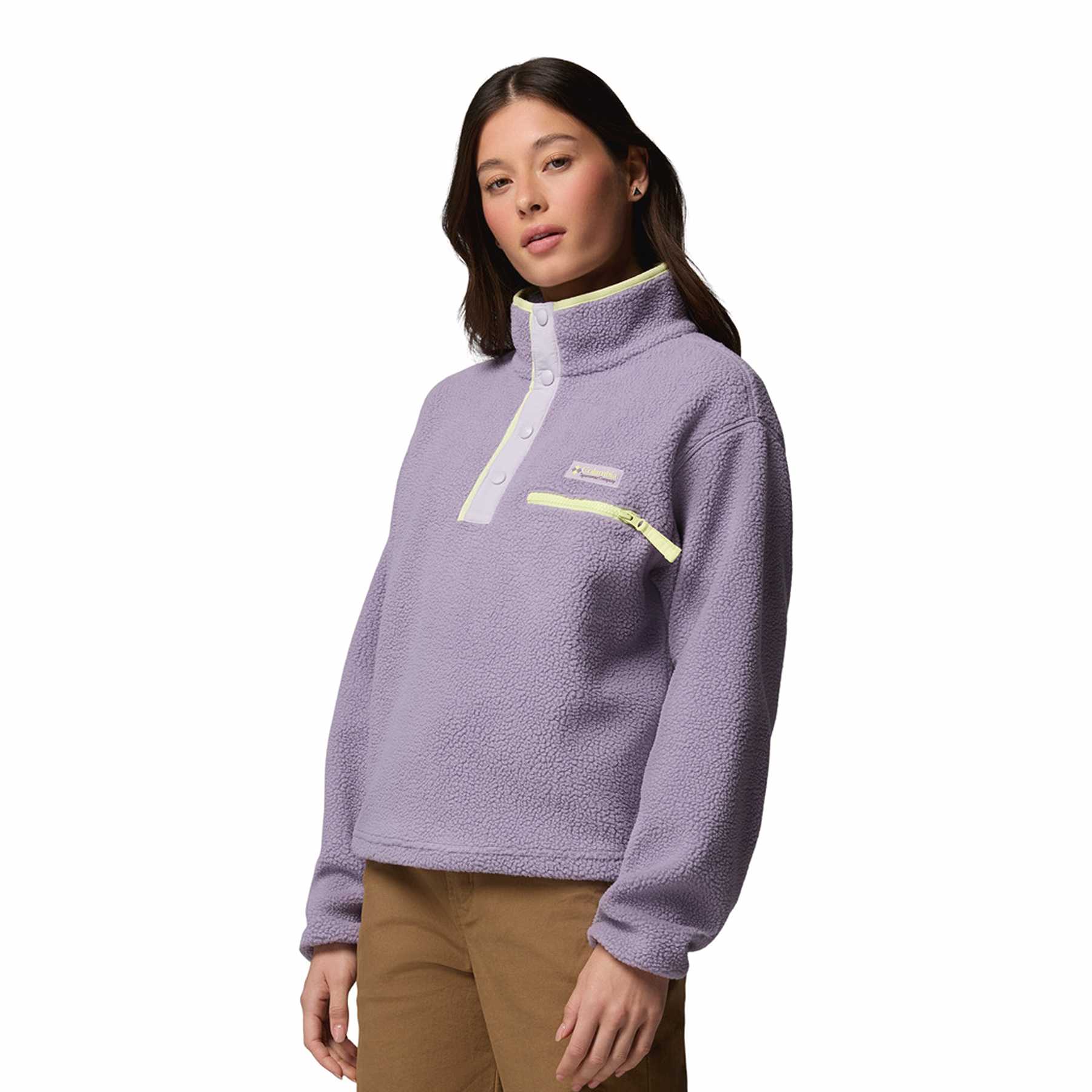 Women's Helvetia II Cropped Half Snap Fleece - Image 15