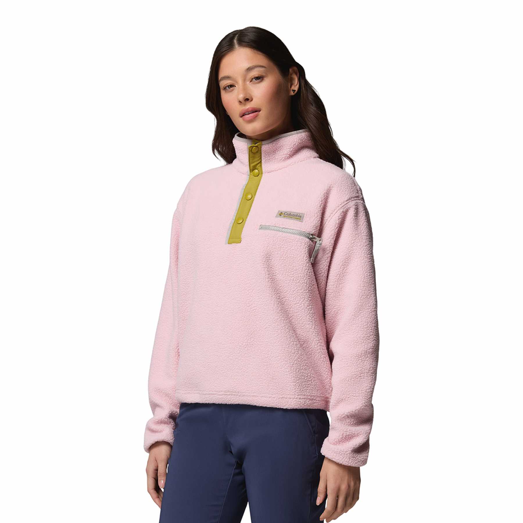 Women's Helvetia II Cropped Half Snap Fleece - Image 3