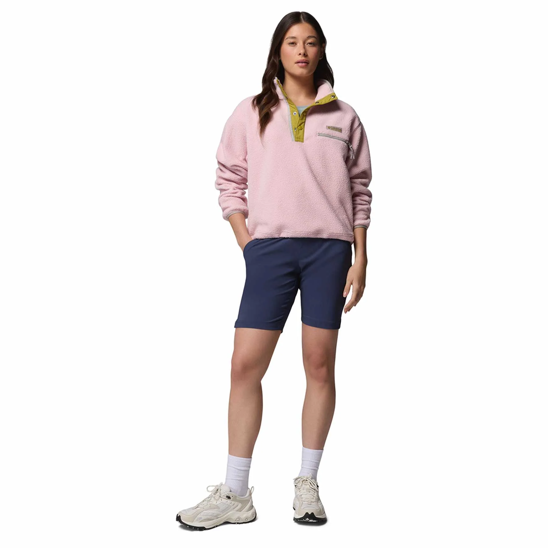 Women's Helvetia II Cropped Half Snap Fleece - Image 6