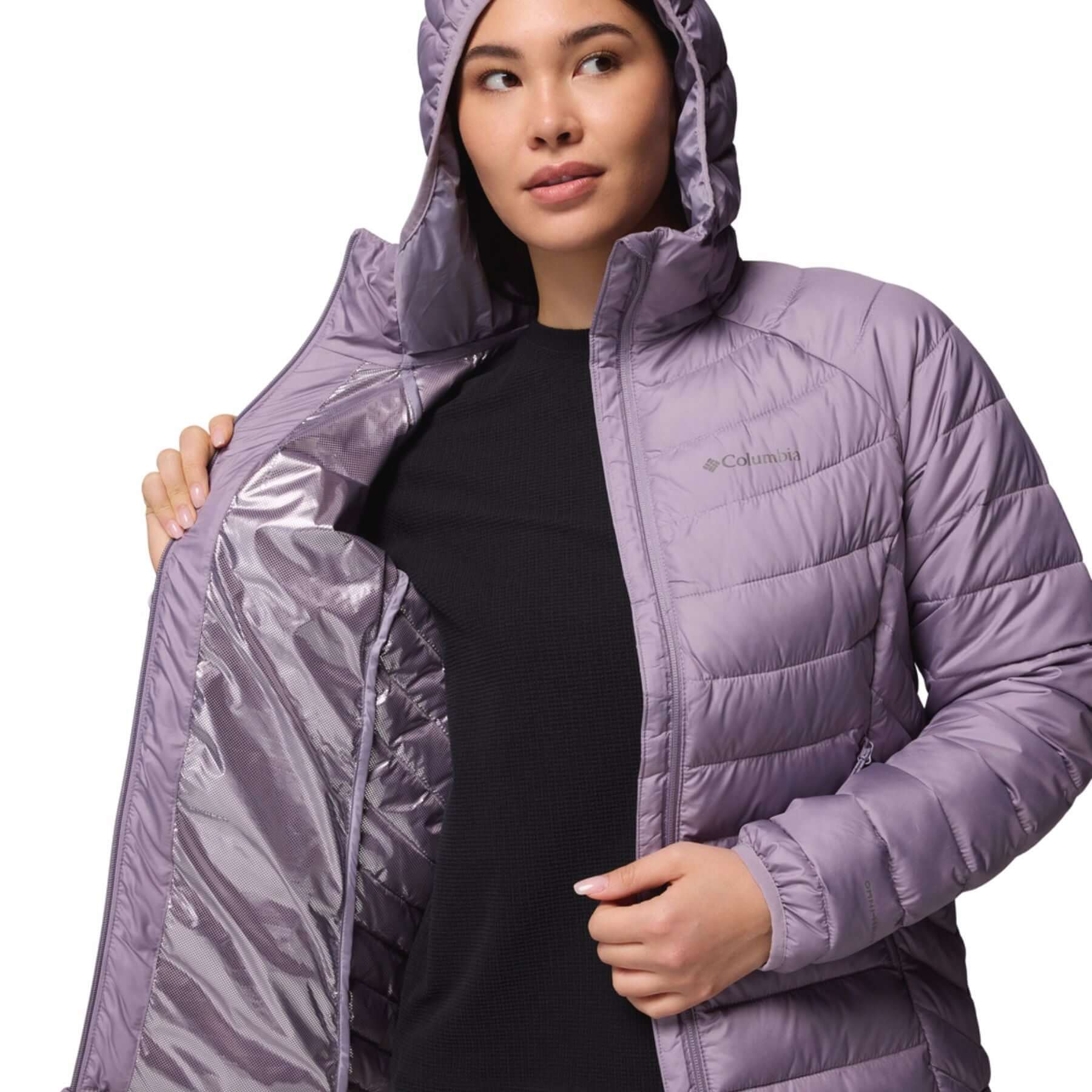 Women's Powder Lite II Hooded Insulated Jacket - Image 8