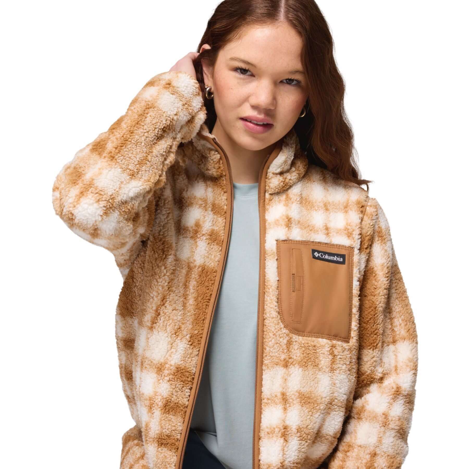 Women's West Bend Print Fleece Jacket - Image 15