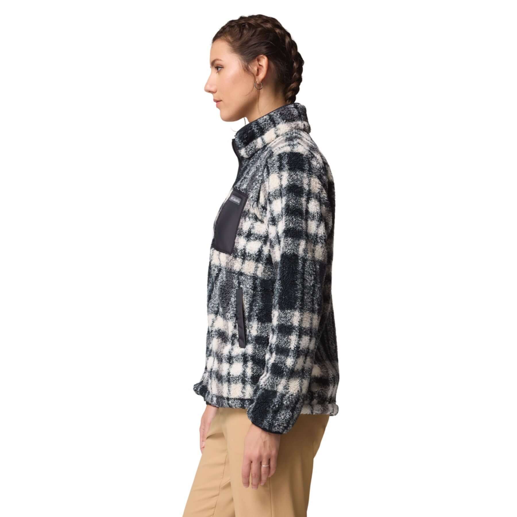 Women's West Bend Print Fleece Jacket - Image 3
